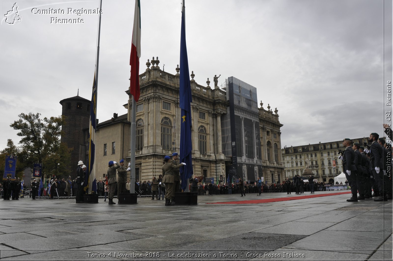 Torino 4 Novembre 2018 - Le celebrazioni a Torino - Croce Rossa Italiana- Comitato Regionale del Piemonte