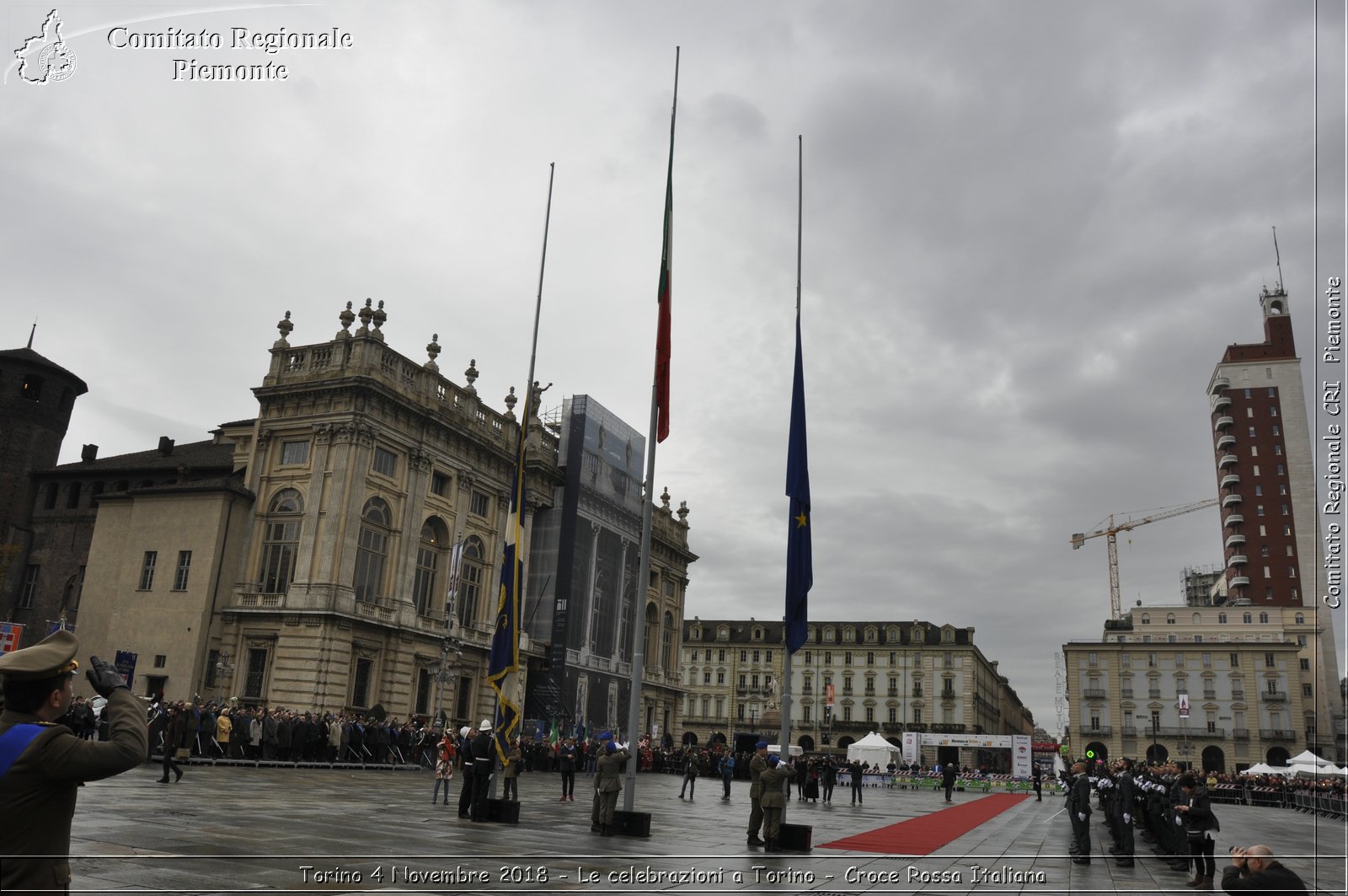 Torino 4 Novembre 2018 - Le celebrazioni a Torino - Croce Rossa Italiana- Comitato Regionale del Piemonte