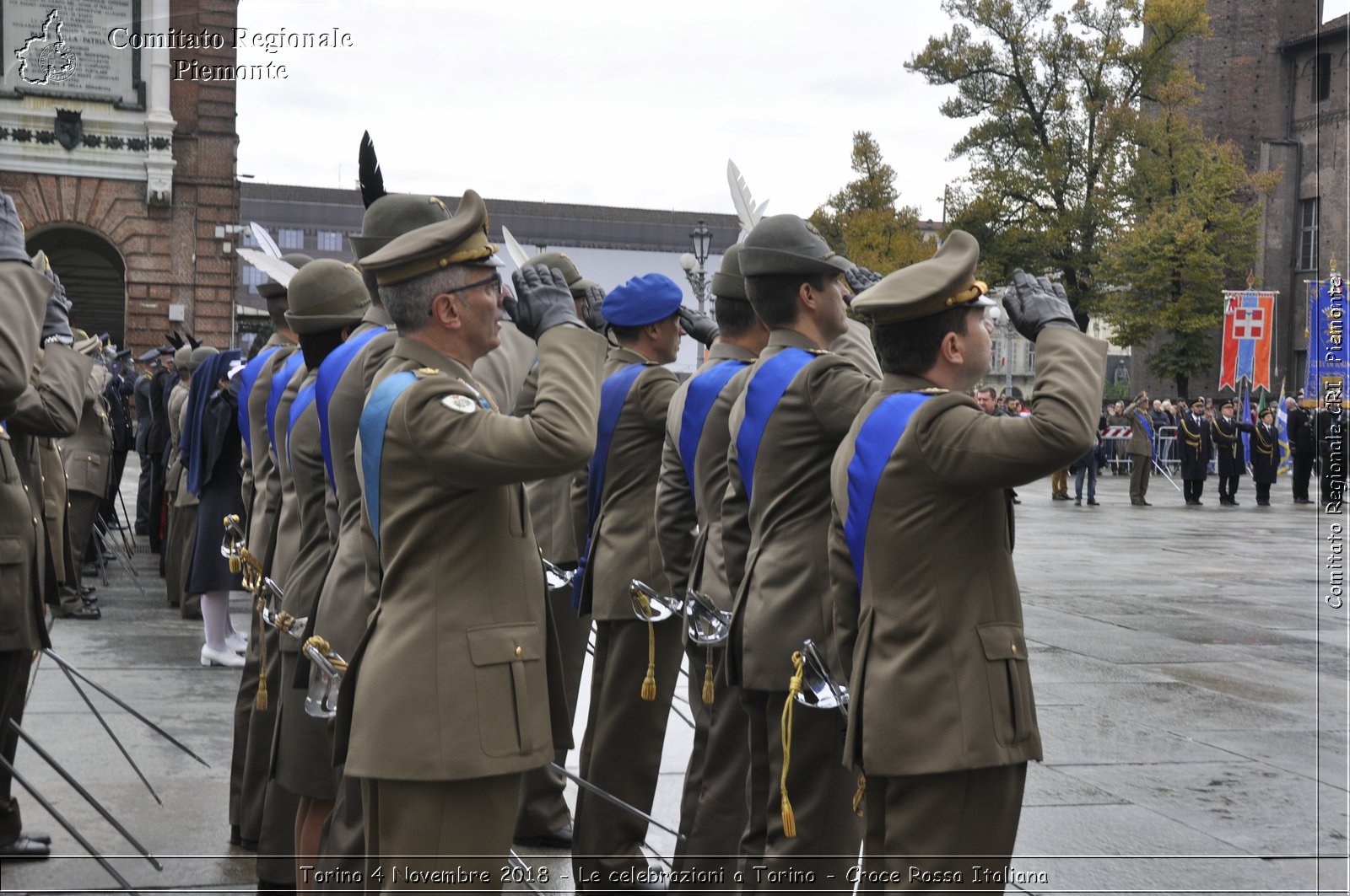 Torino 4 Novembre 2018 - Le celebrazioni a Torino - Croce Rossa Italiana- Comitato Regionale del Piemonte