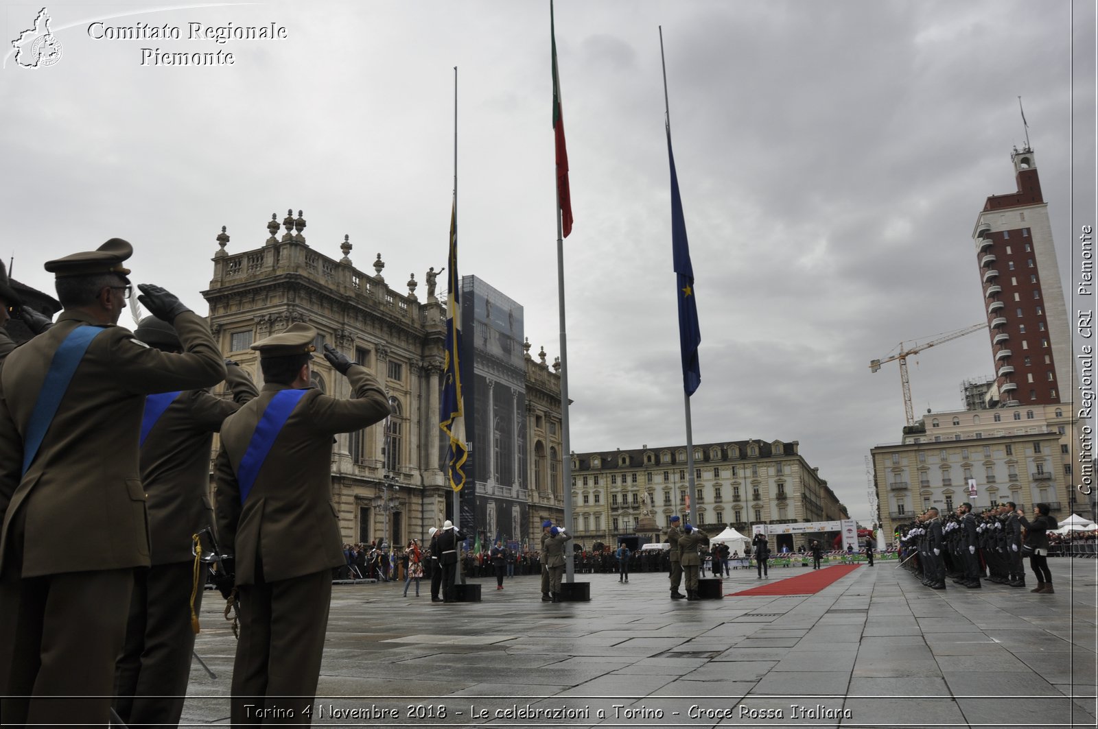 Torino 4 Novembre 2018 - Le celebrazioni a Torino - Croce Rossa Italiana- Comitato Regionale del Piemonte