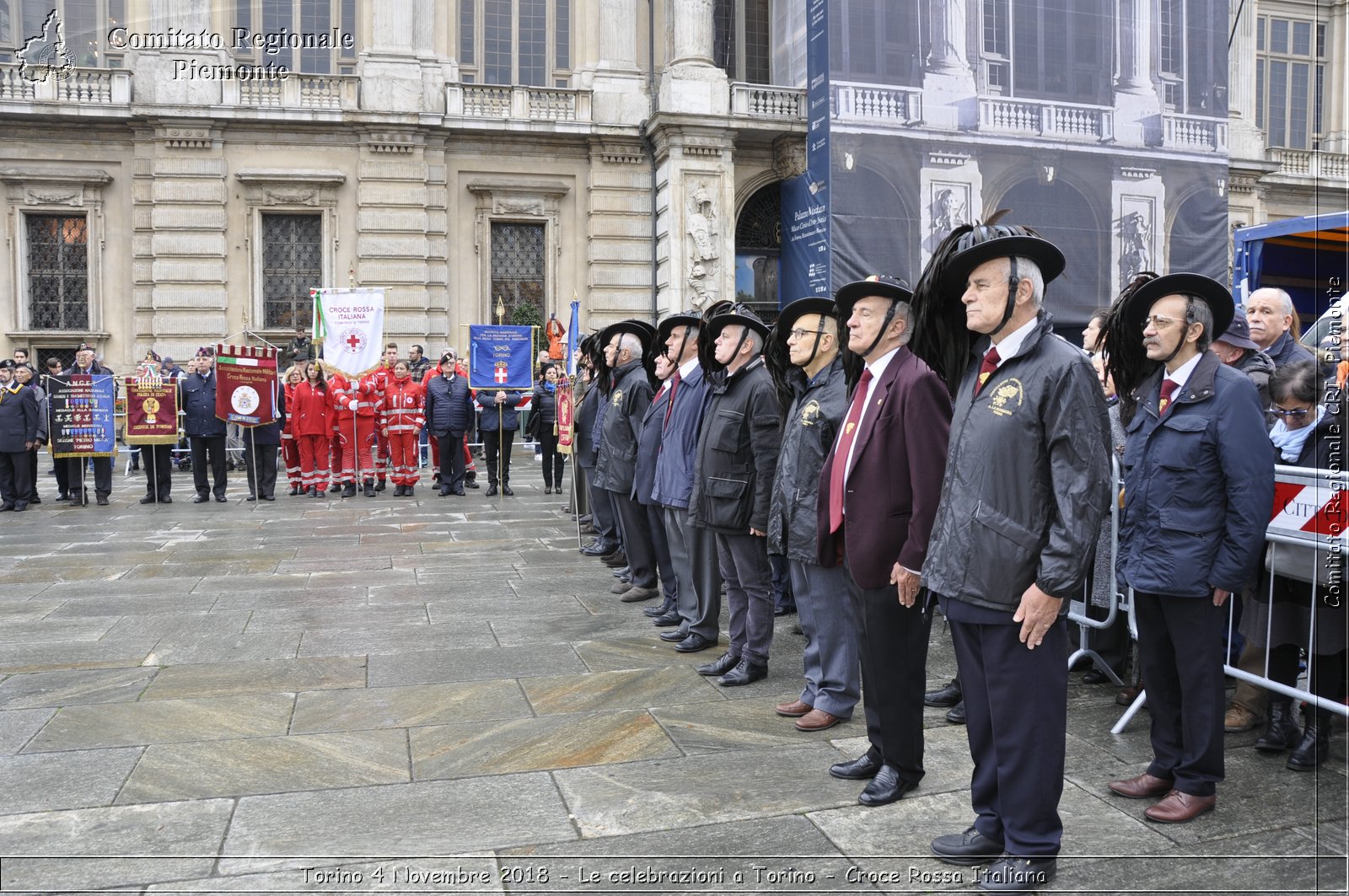 Torino 4 Novembre 2018 - Le celebrazioni a Torino - Croce Rossa Italiana- Comitato Regionale del Piemonte