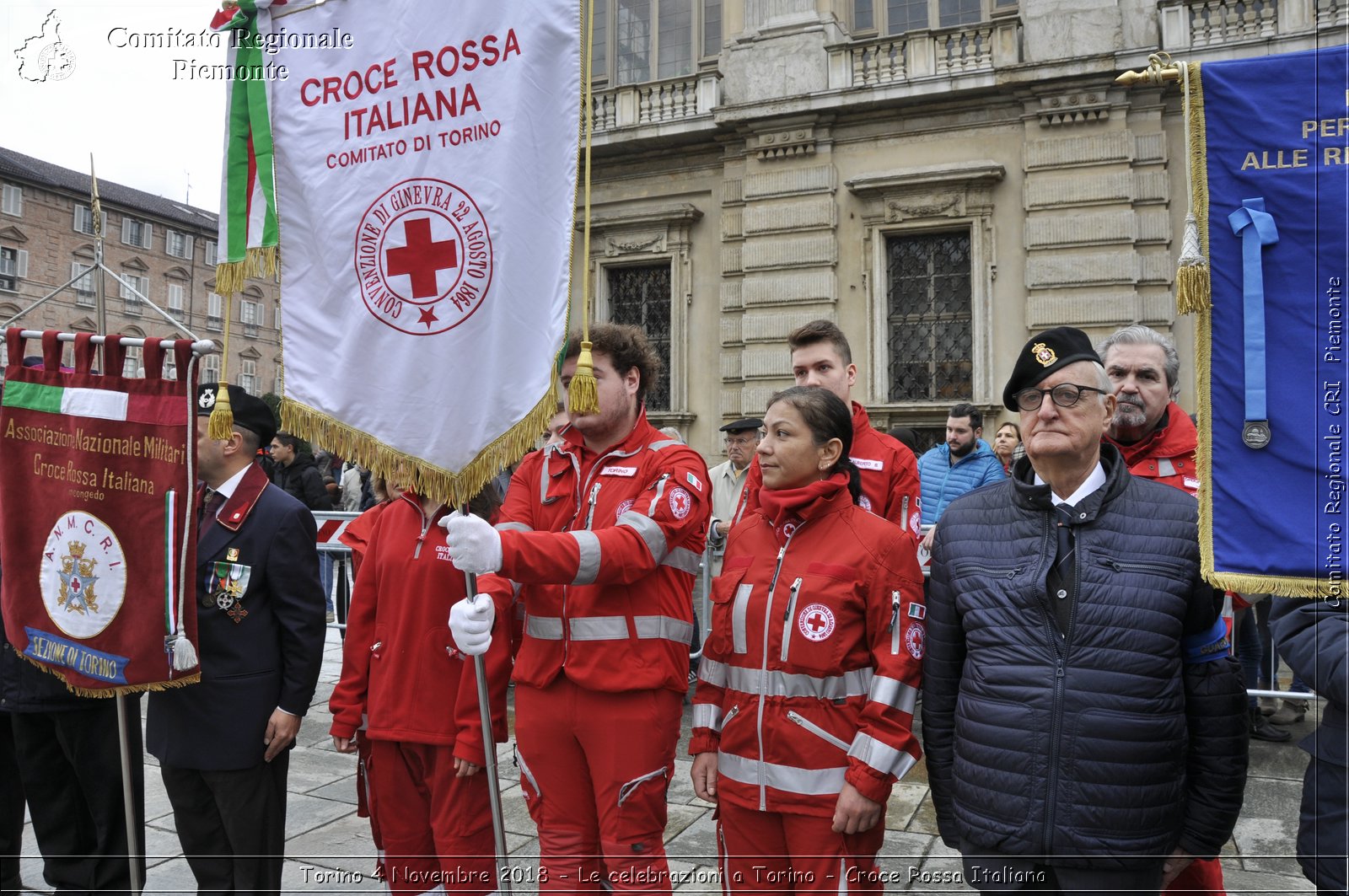 Torino 4 Novembre 2018 - Le celebrazioni a Torino - Croce Rossa Italiana- Comitato Regionale del Piemonte