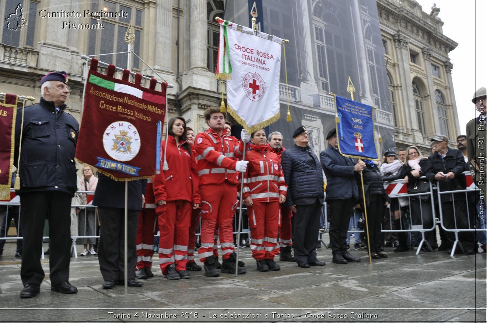 Torino 4 Novembre 2018 - Le celebrazioni a Torino - Croce Rossa Italiana- Comitato Regionale del Piemonte