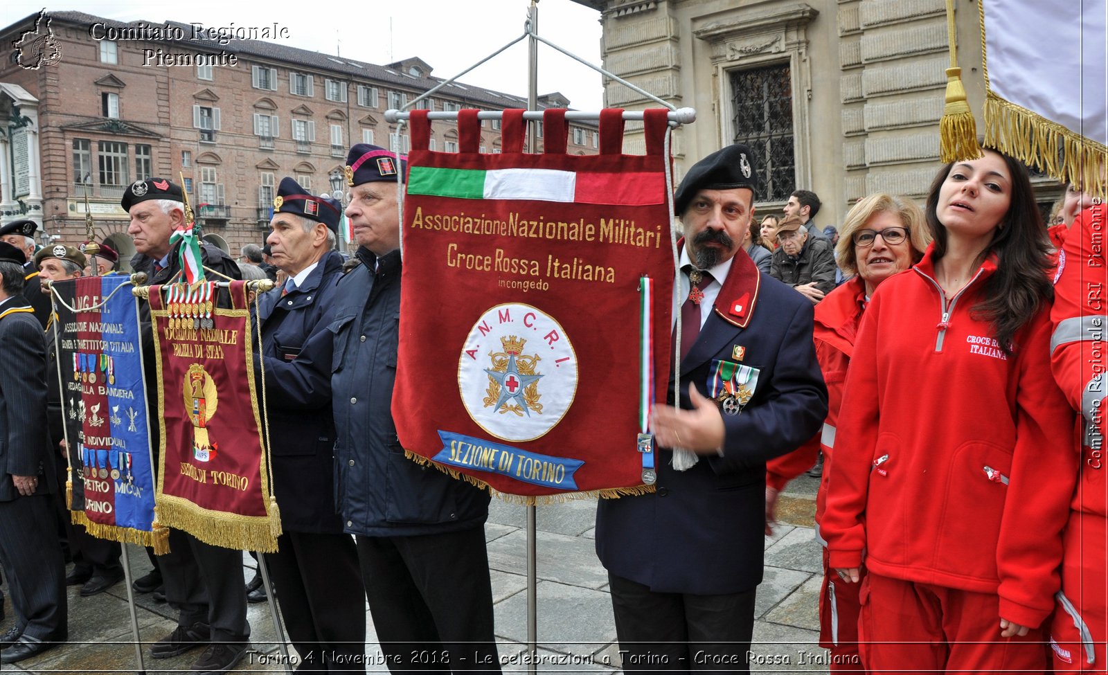 Torino 4 Novembre 2018 - Le celebrazioni a Torino - Croce Rossa Italiana- Comitato Regionale del Piemonte