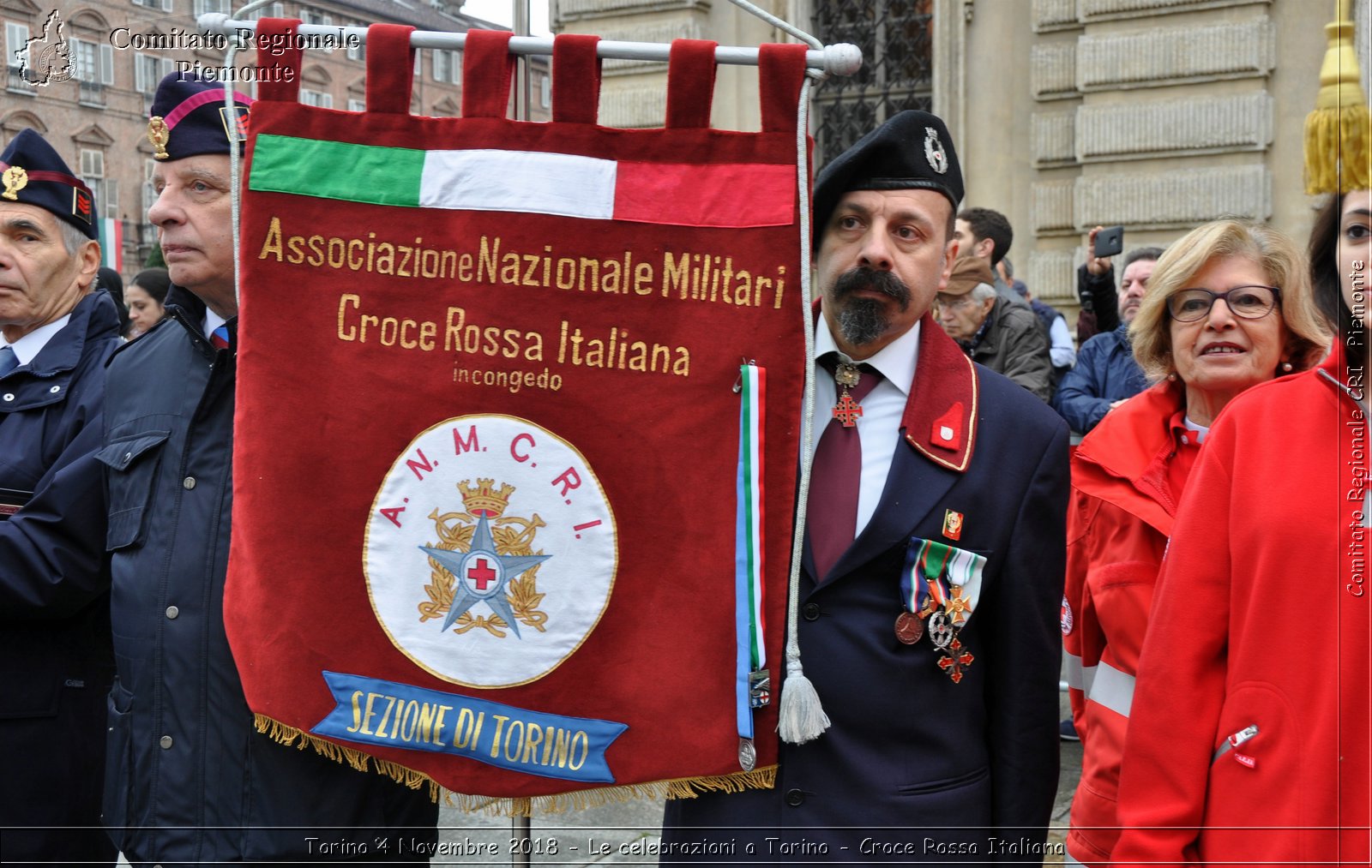 Torino 4 Novembre 2018 - Le celebrazioni a Torino - Croce Rossa Italiana- Comitato Regionale del Piemonte