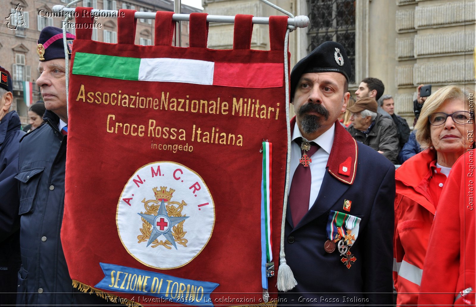 Torino 4 Novembre 2018 - Le celebrazioni a Torino - Croce Rossa Italiana- Comitato Regionale del Piemonte