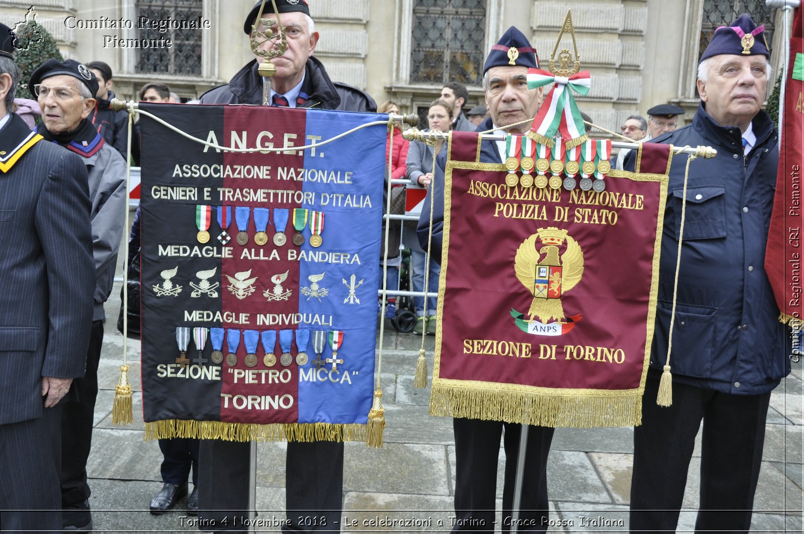 Torino 4 Novembre 2018 - Le celebrazioni a Torino - Croce Rossa Italiana- Comitato Regionale del Piemonte