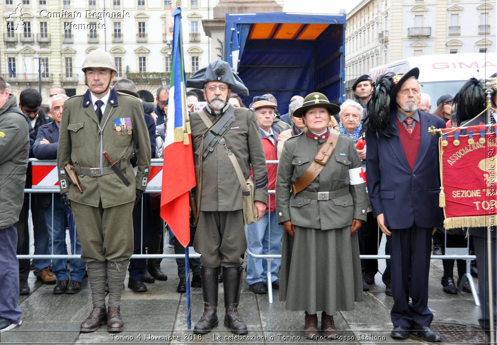 Torino 4 Novembre 2018 - Le celebrazioni a Torino - Croce Rossa Italiana- Comitato Regionale del Piemonte