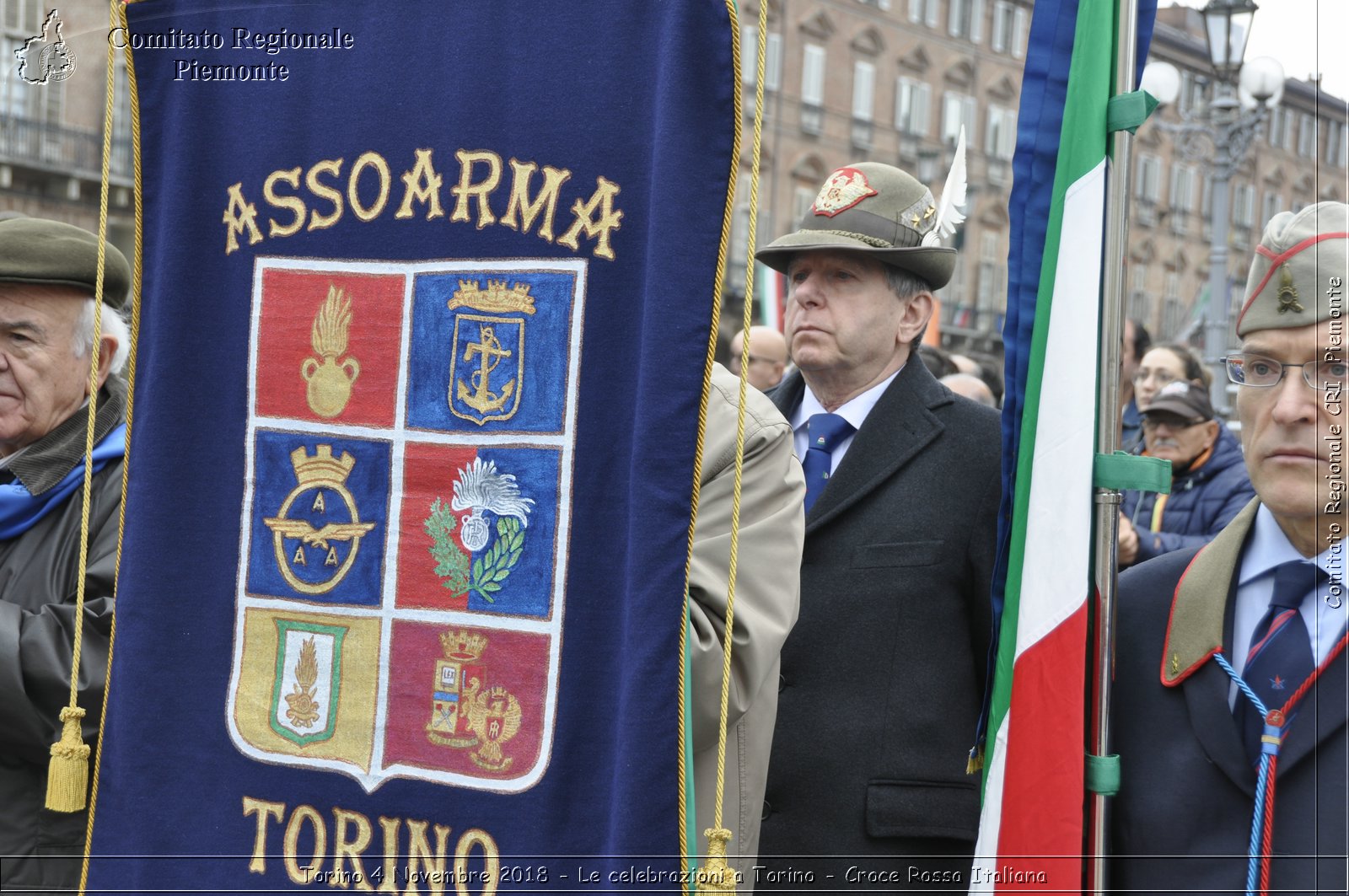 Torino 4 Novembre 2018 - Le celebrazioni a Torino - Croce Rossa Italiana- Comitato Regionale del Piemonte