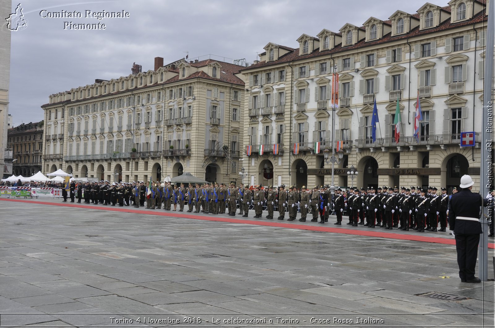 Torino 4 Novembre 2018 - Le celebrazioni a Torino - Croce Rossa Italiana- Comitato Regionale del Piemonte