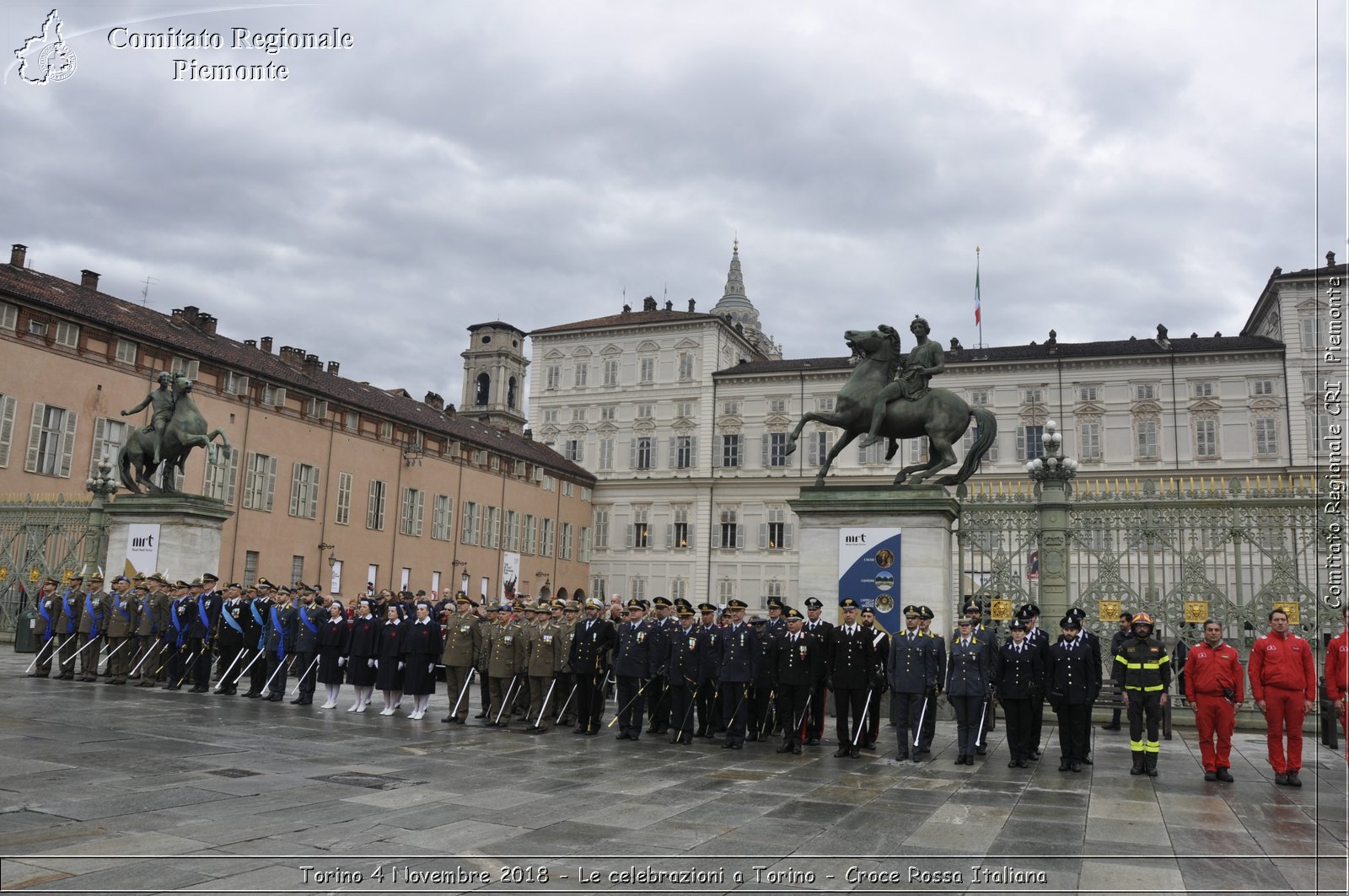 Torino 4 Novembre 2018 - Le celebrazioni a Torino - Croce Rossa Italiana- Comitato Regionale del Piemonte