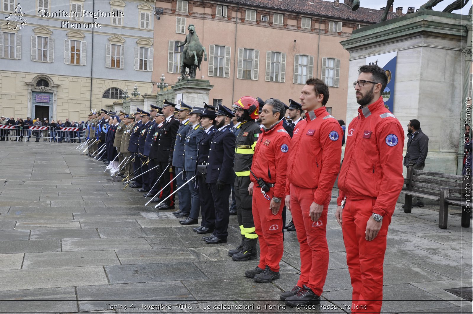 Torino 4 Novembre 2018 - Le celebrazioni a Torino - Croce Rossa Italiana- Comitato Regionale del Piemonte