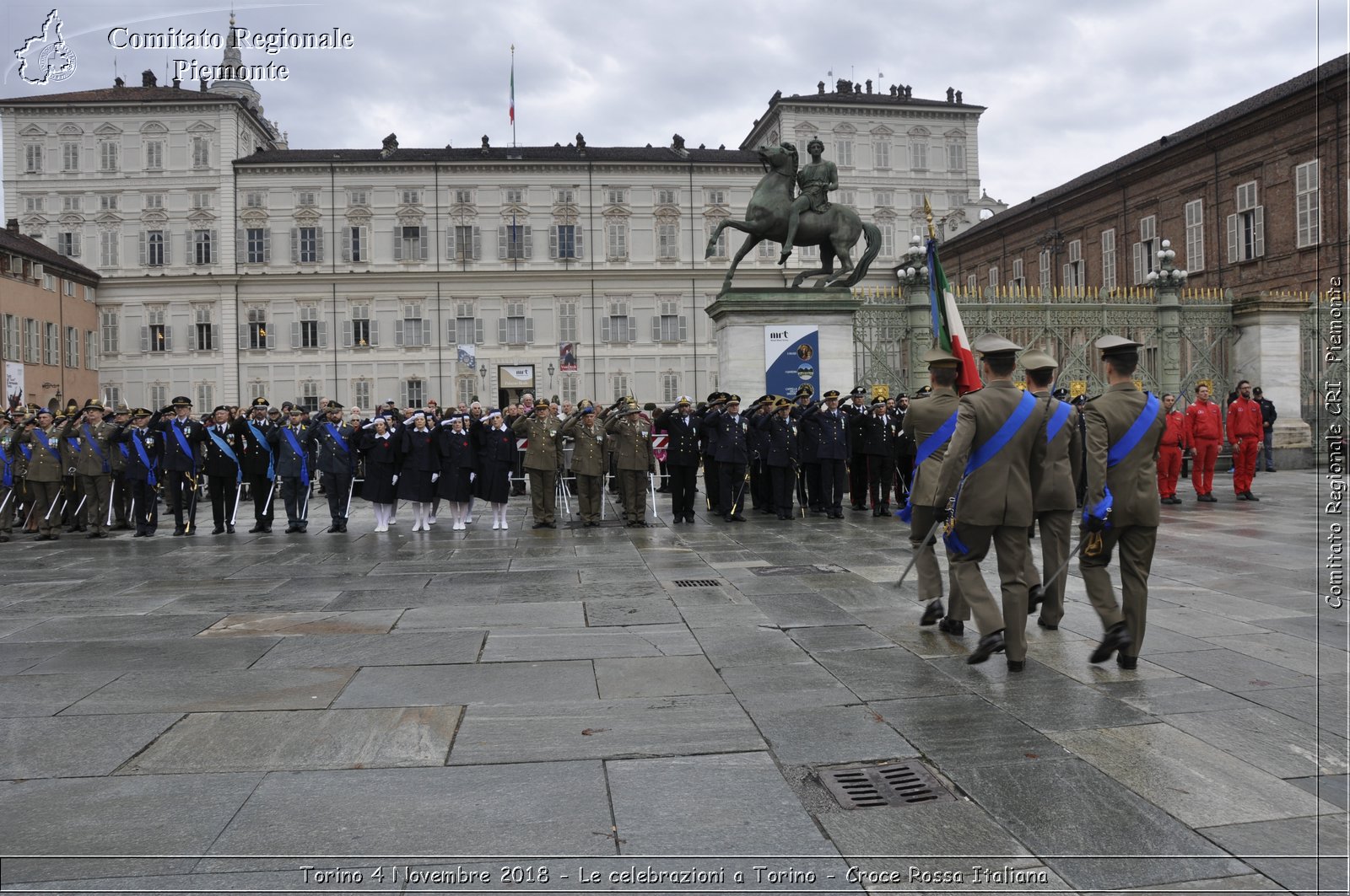 Torino 4 Novembre 2018 - Le celebrazioni a Torino - Croce Rossa Italiana- Comitato Regionale del Piemonte