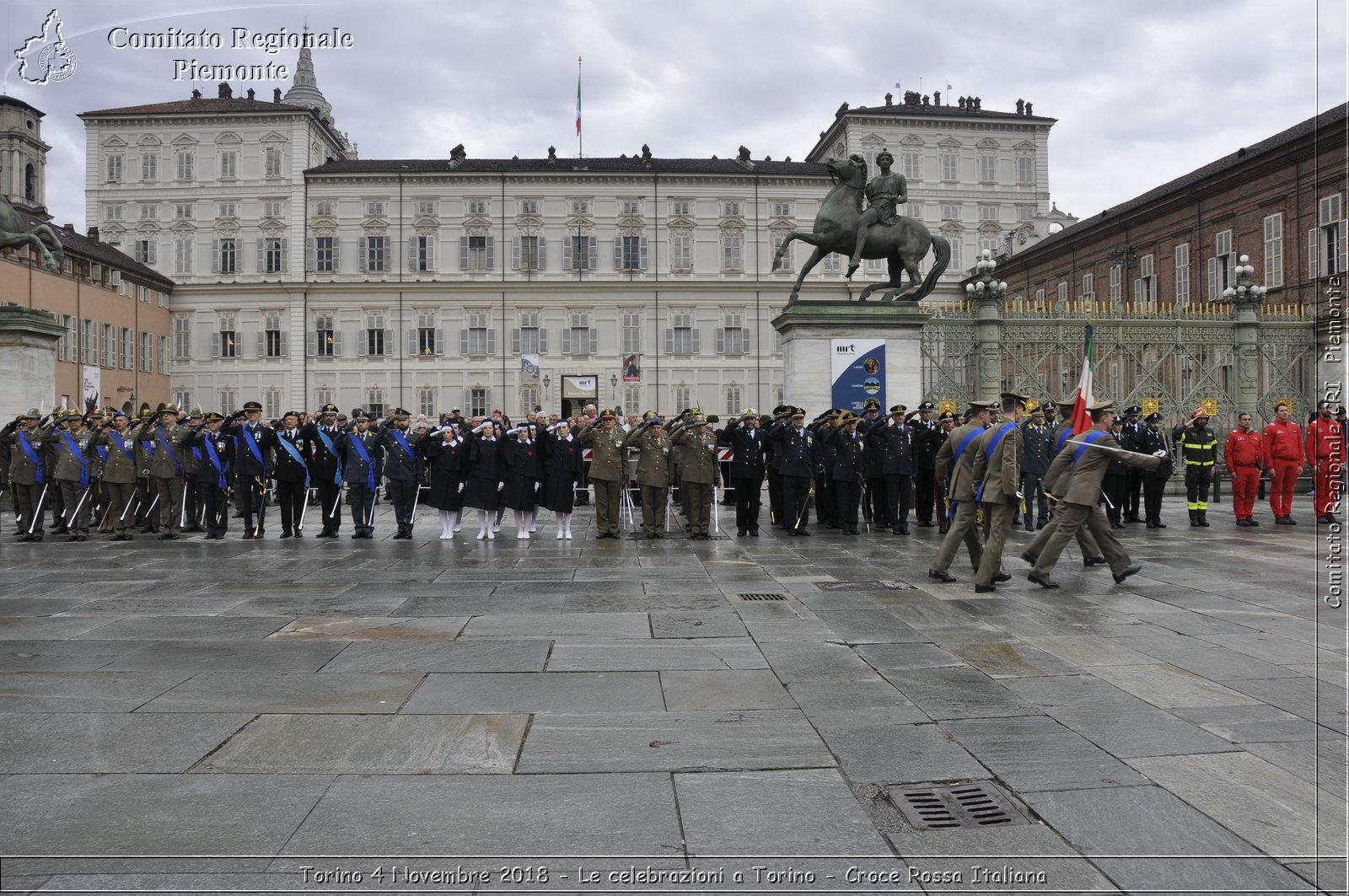 Torino 4 Novembre 2018 - Le celebrazioni a Torino - Croce Rossa Italiana- Comitato Regionale del Piemonte