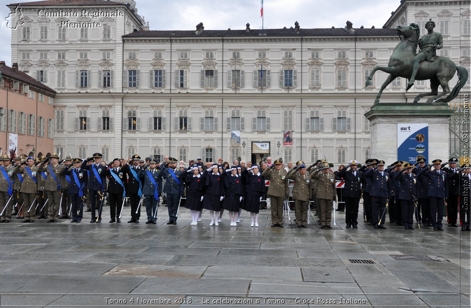 Torino 4 Novembre 2018 - Le celebrazioni a Torino - Croce Rossa Italiana- Comitato Regionale del Piemonte