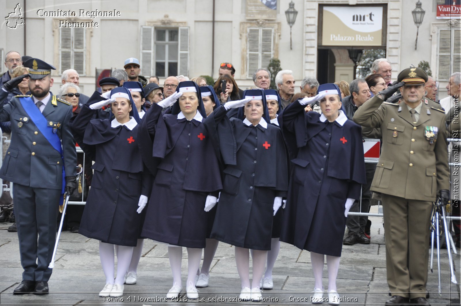 Torino 4 Novembre 2018 - Le celebrazioni a Torino - Croce Rossa Italiana- Comitato Regionale del Piemonte