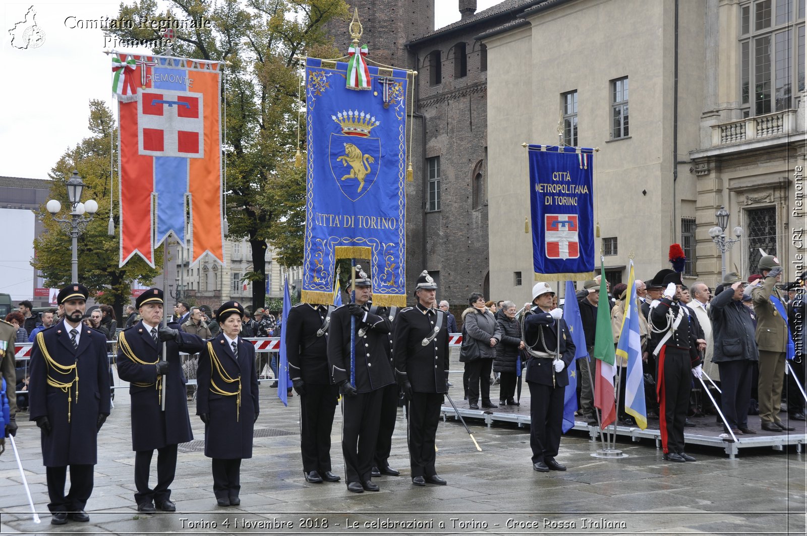 Torino 4 Novembre 2018 - Le celebrazioni a Torino - Croce Rossa Italiana- Comitato Regionale del Piemonte