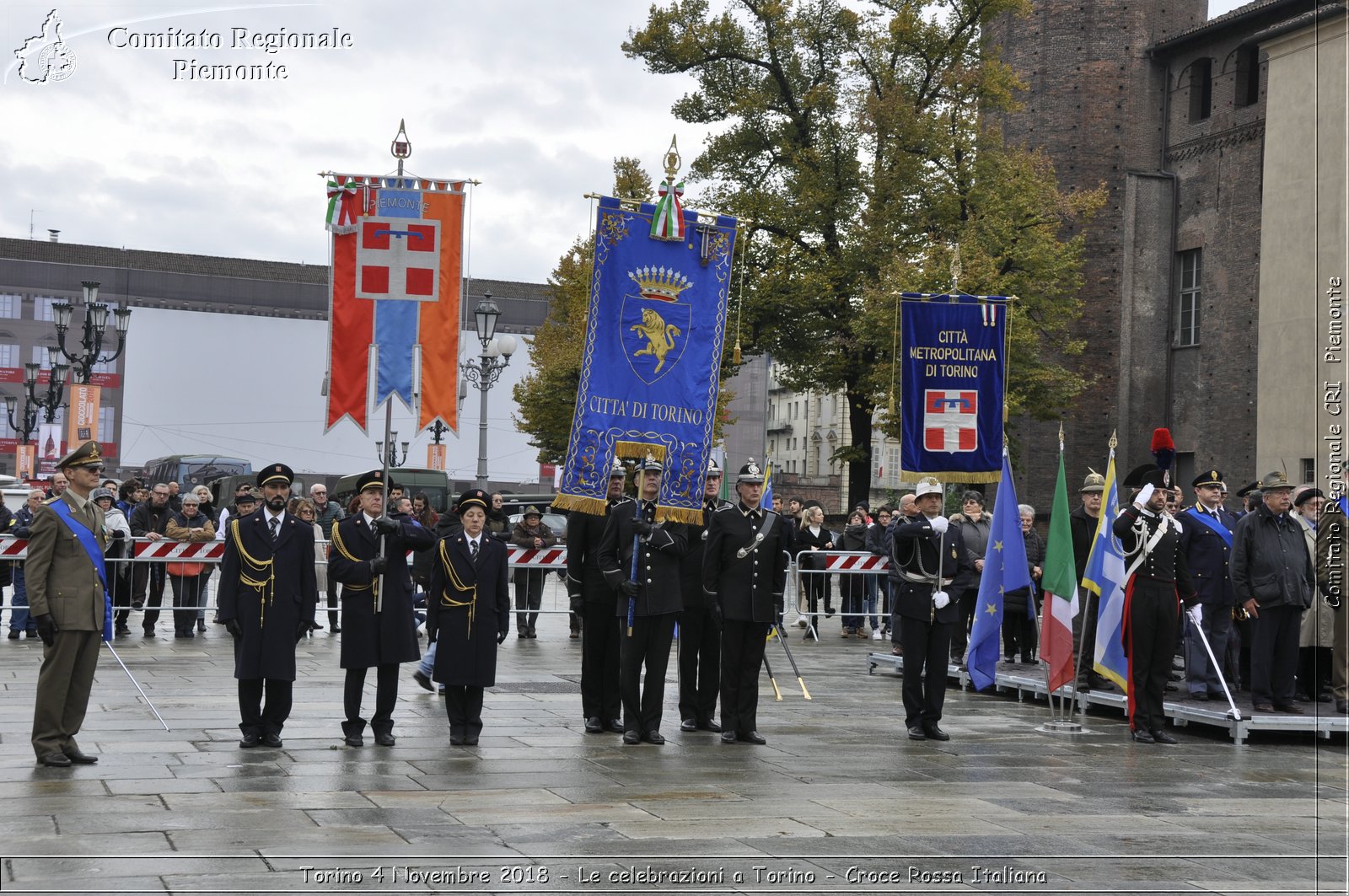 Torino 4 Novembre 2018 - Le celebrazioni a Torino - Croce Rossa Italiana- Comitato Regionale del Piemonte