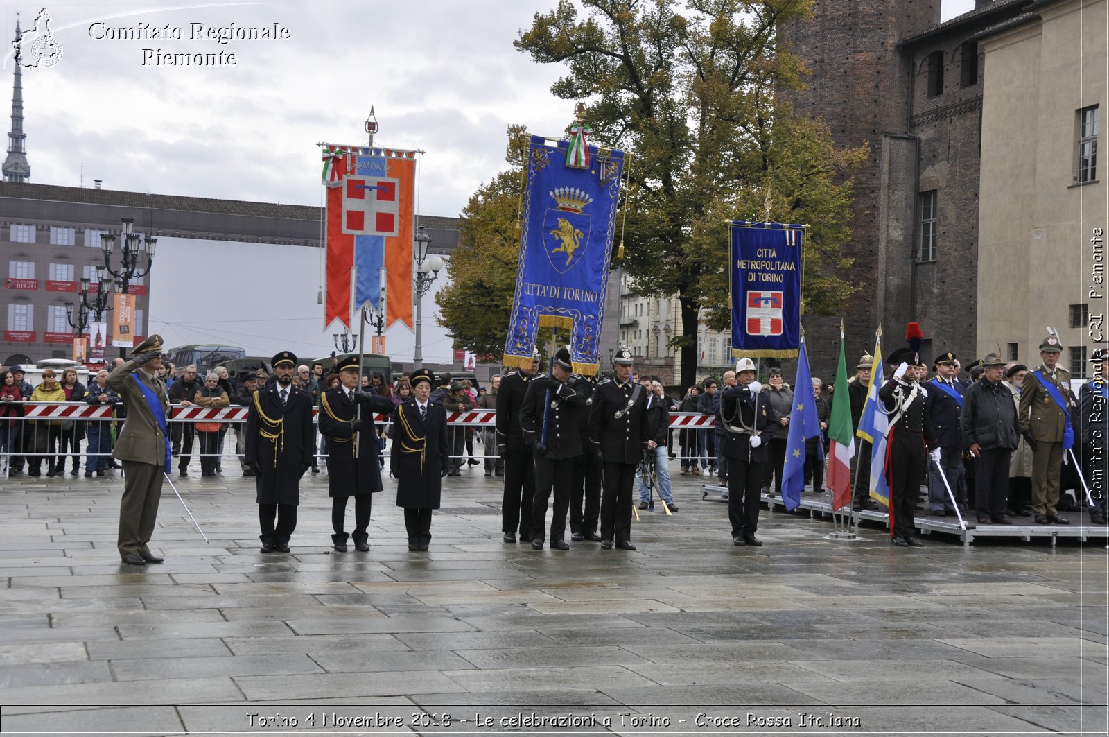 Torino 4 Novembre 2018 - Le celebrazioni a Torino - Croce Rossa Italiana- Comitato Regionale del Piemonte