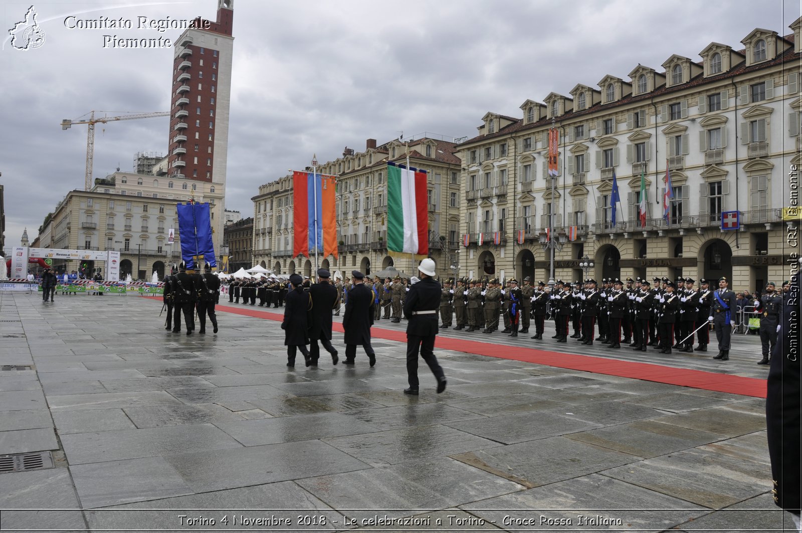 Torino 4 Novembre 2018 - Le celebrazioni a Torino - Croce Rossa Italiana- Comitato Regionale del Piemonte