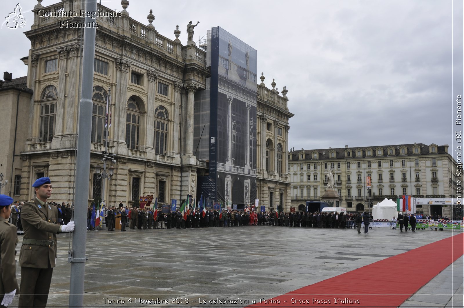 Torino 4 Novembre 2018 - Le celebrazioni a Torino - Croce Rossa Italiana- Comitato Regionale del Piemonte