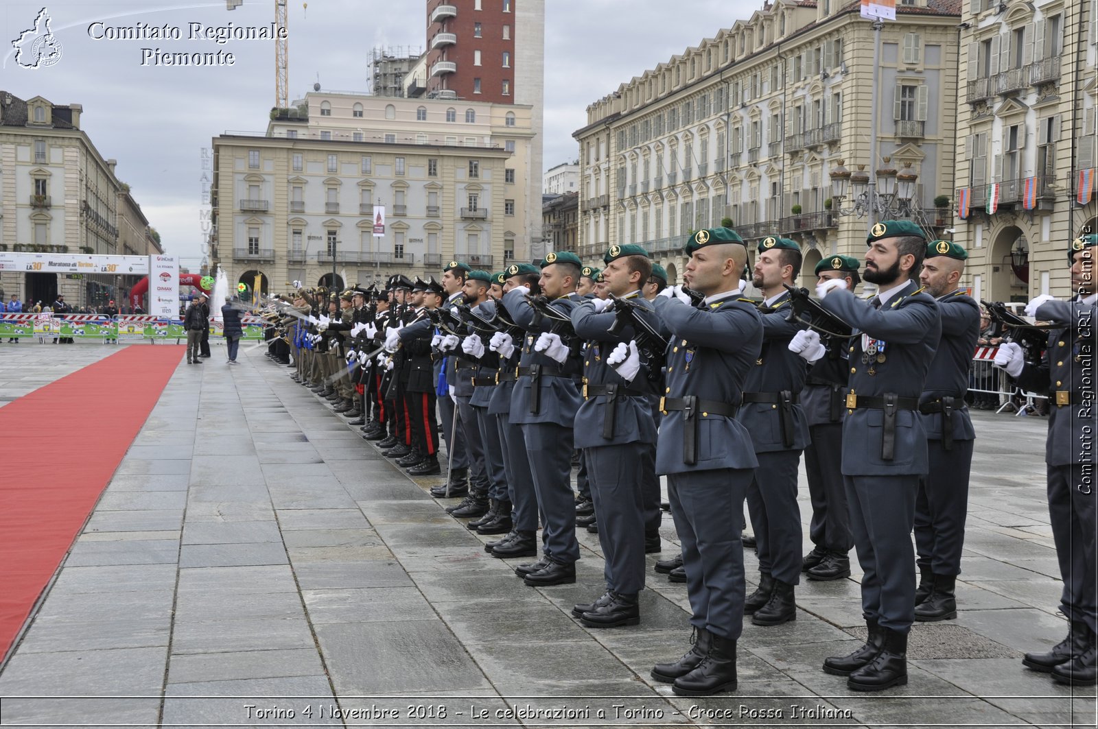 Torino 4 Novembre 2018 - Le celebrazioni a Torino - Croce Rossa Italiana- Comitato Regionale del Piemonte