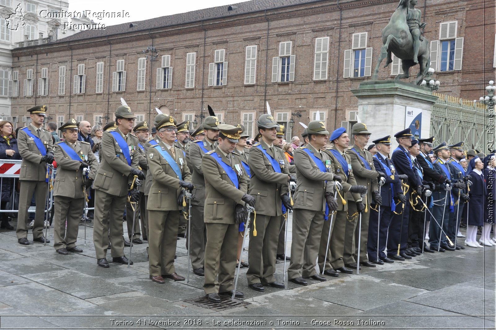 Torino 4 Novembre 2018 - Le celebrazioni a Torino - Croce Rossa Italiana- Comitato Regionale del Piemonte