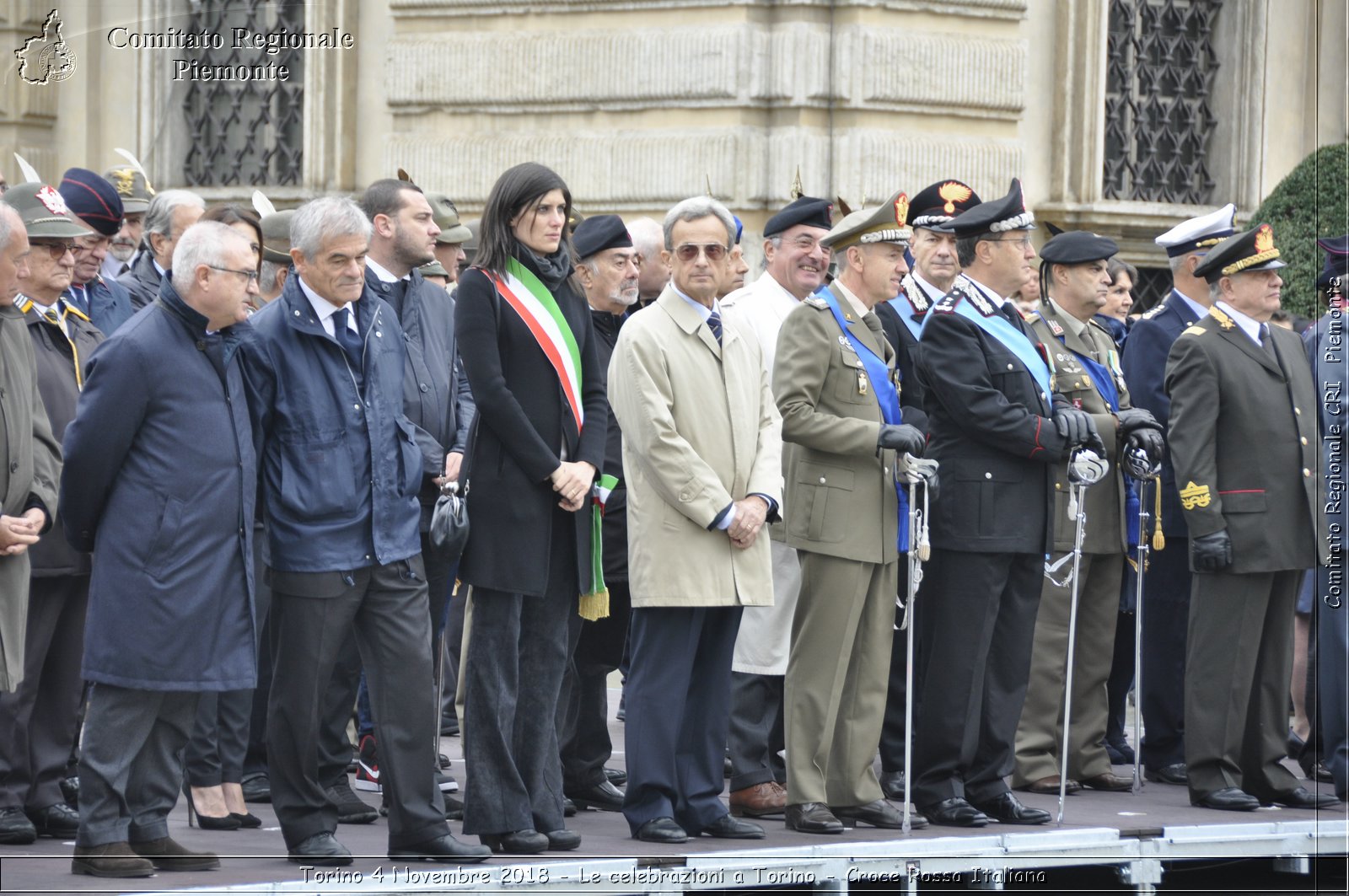 Torino 4 Novembre 2018 - Le celebrazioni a Torino - Croce Rossa Italiana- Comitato Regionale del Piemonte