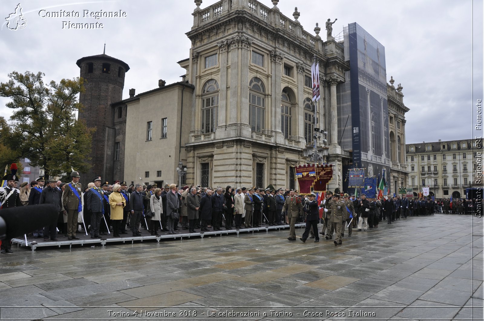 Torino 4 Novembre 2018 - Le celebrazioni a Torino - Croce Rossa Italiana- Comitato Regionale del Piemonte