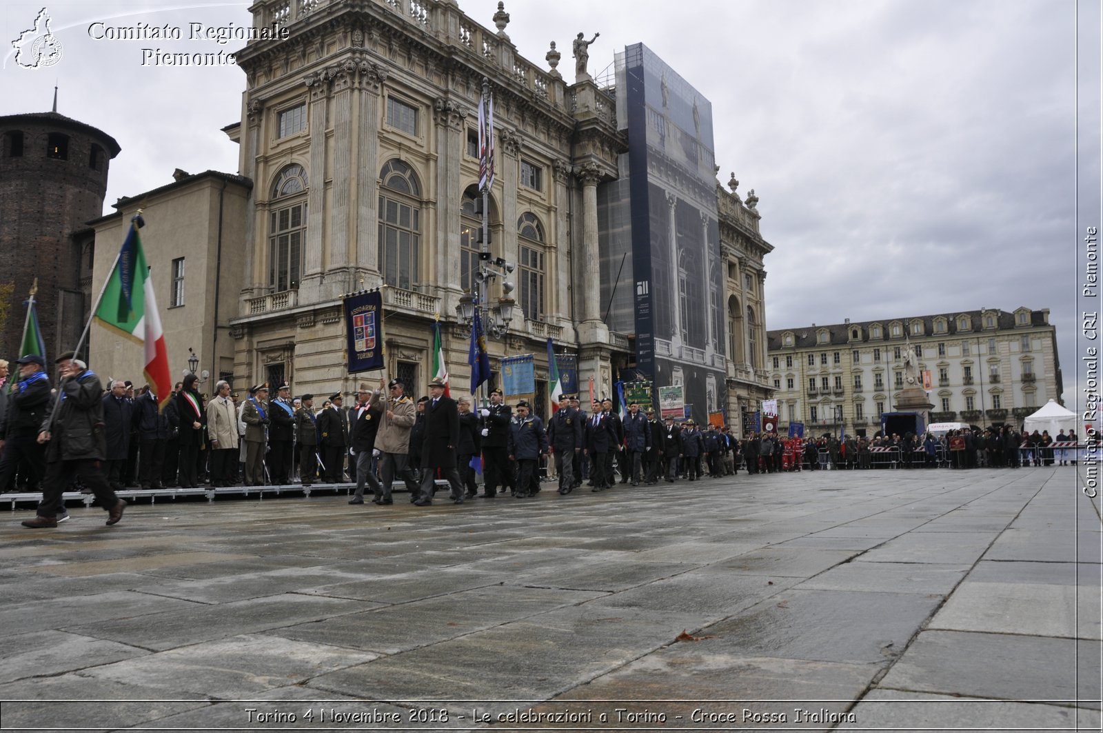 Torino 4 Novembre 2018 - Le celebrazioni a Torino - Croce Rossa Italiana- Comitato Regionale del Piemonte