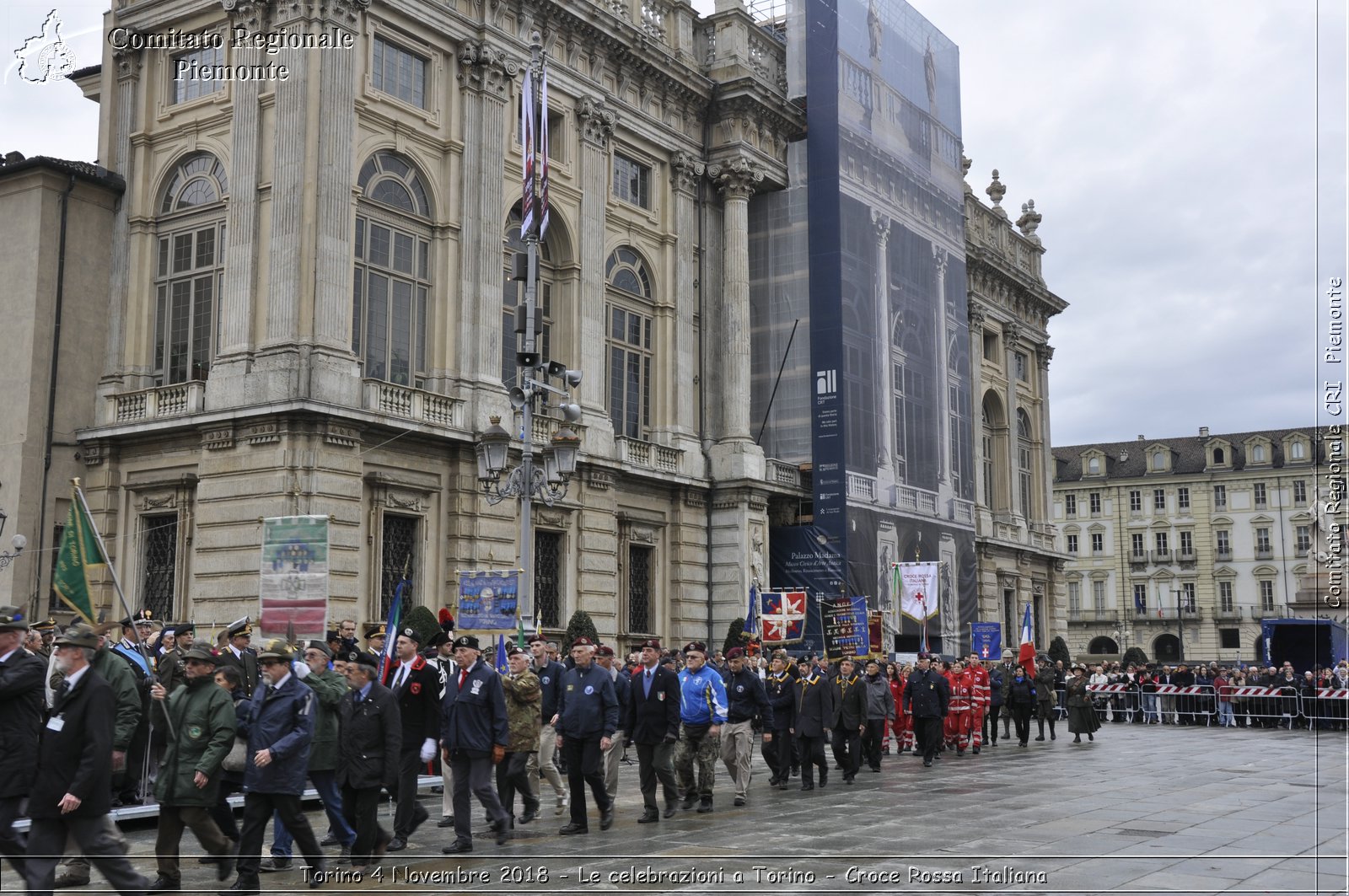 Torino 4 Novembre 2018 - Le celebrazioni a Torino - Croce Rossa Italiana- Comitato Regionale del Piemonte