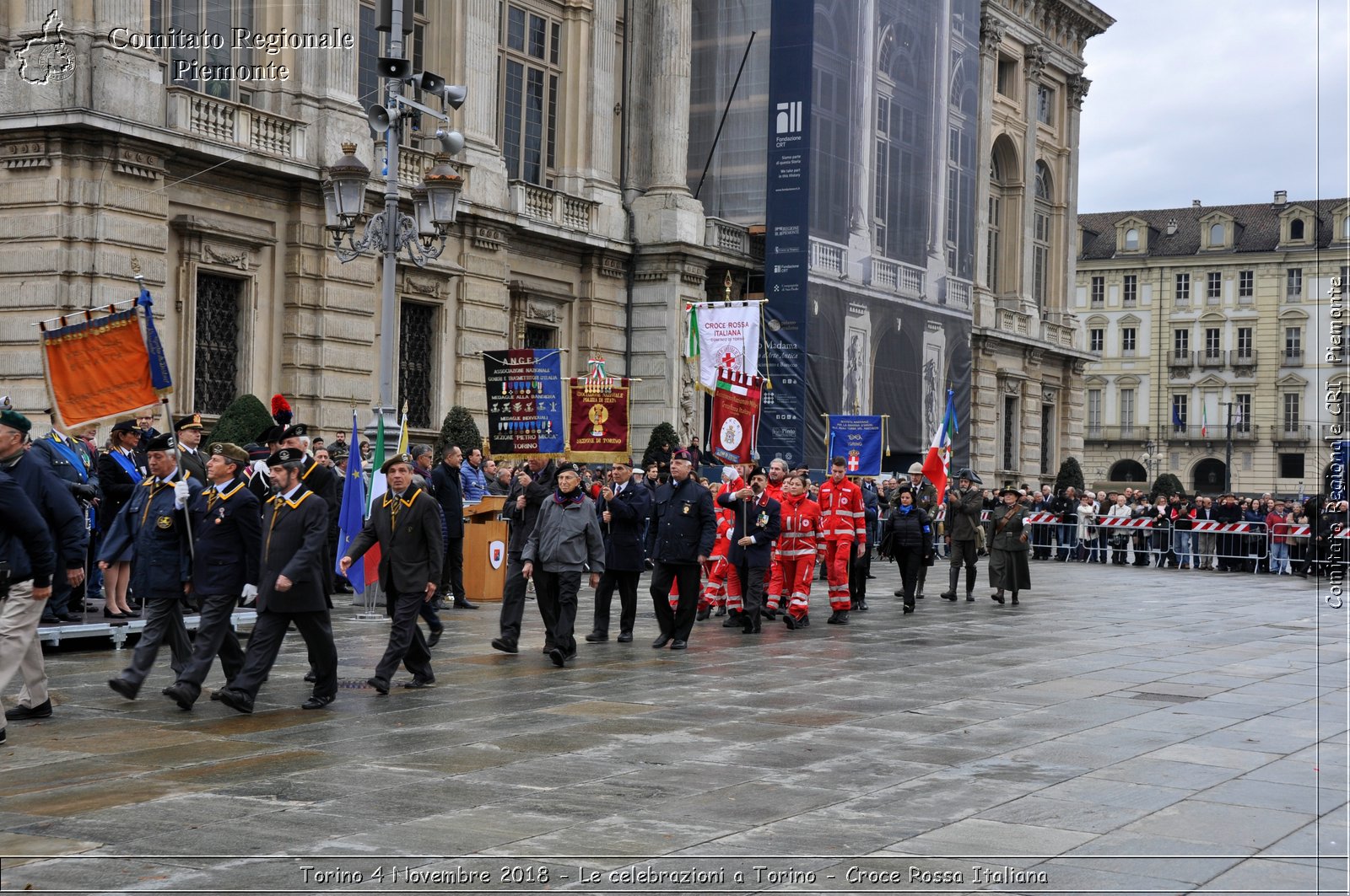 Torino 4 Novembre 2018 - Le celebrazioni a Torino - Croce Rossa Italiana- Comitato Regionale del Piemonte