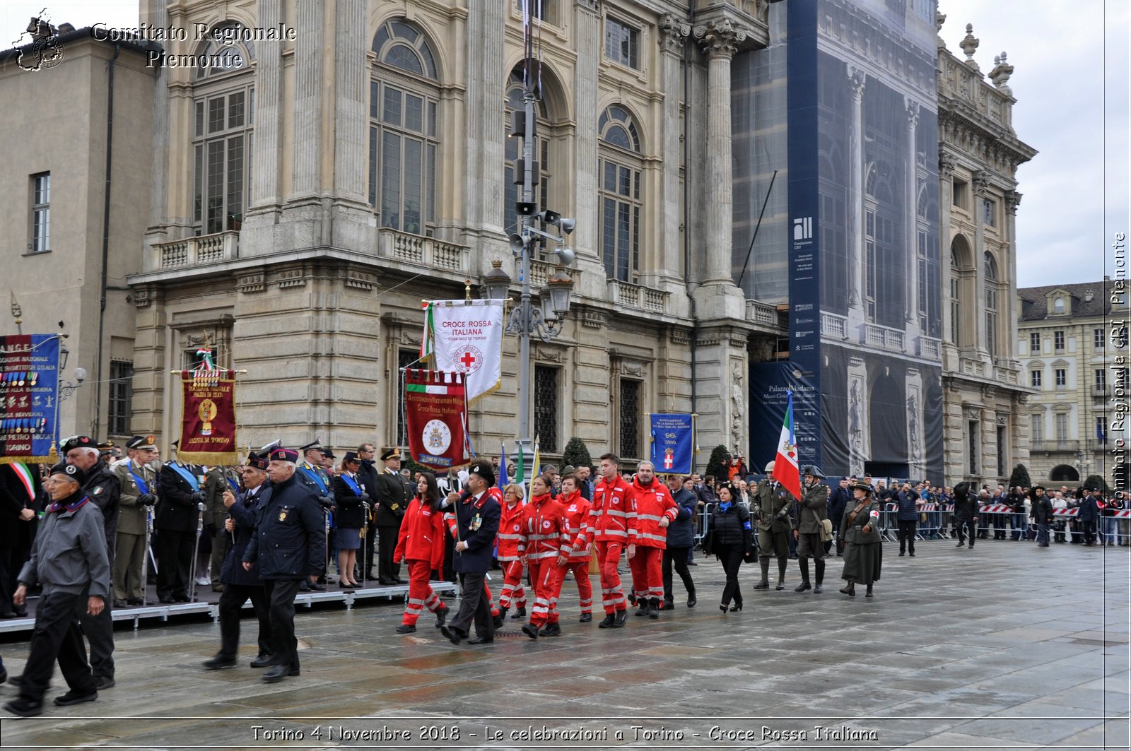 Torino 4 Novembre 2018 - Le celebrazioni a Torino - Croce Rossa Italiana- Comitato Regionale del Piemonte