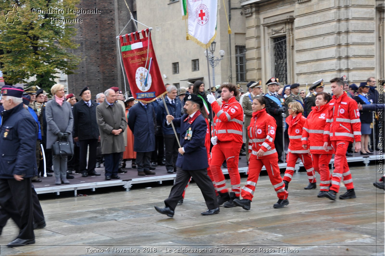 Torino 4 Novembre 2018 - Le celebrazioni a Torino - Croce Rossa Italiana- Comitato Regionale del Piemonte