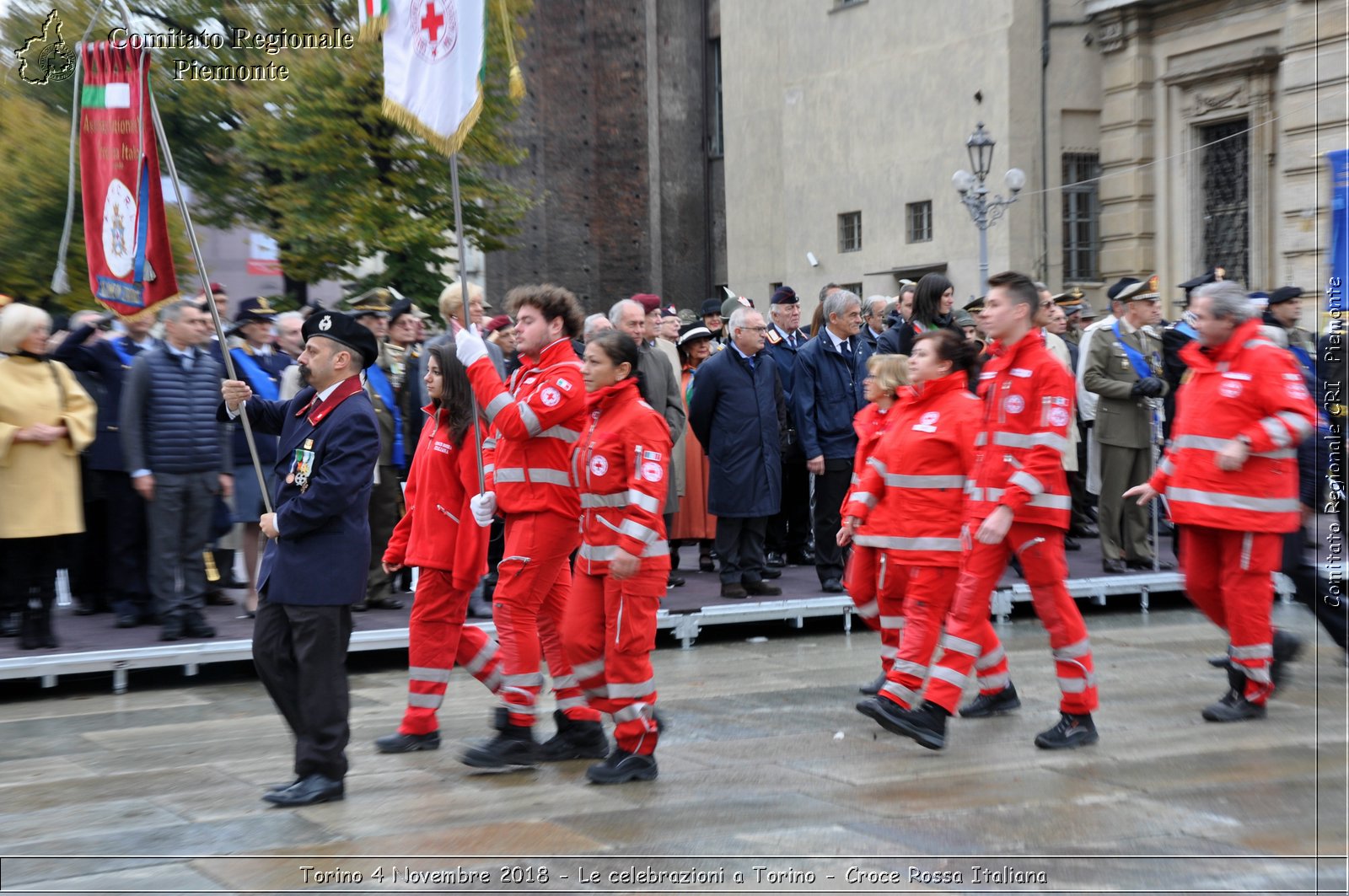 Torino 4 Novembre 2018 - Le celebrazioni a Torino - Croce Rossa Italiana- Comitato Regionale del Piemonte