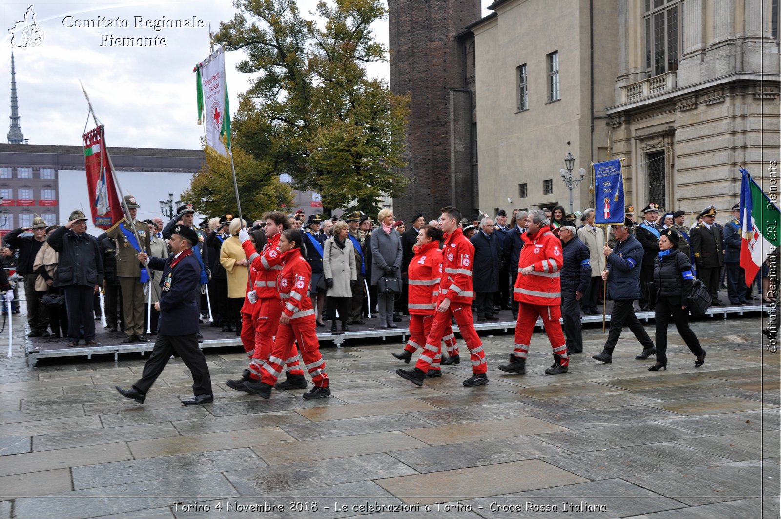 Torino 4 Novembre 2018 - Le celebrazioni a Torino - Croce Rossa Italiana- Comitato Regionale del Piemonte