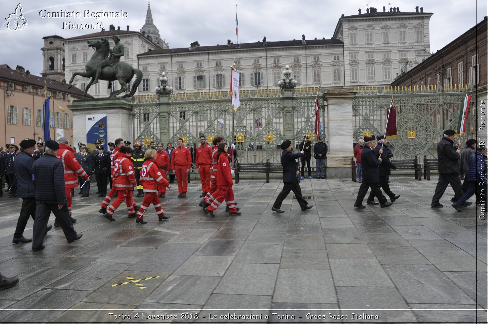 Torino 4 Novembre 2018 - Le celebrazioni a Torino - Croce Rossa Italiana- Comitato Regionale del Piemonte