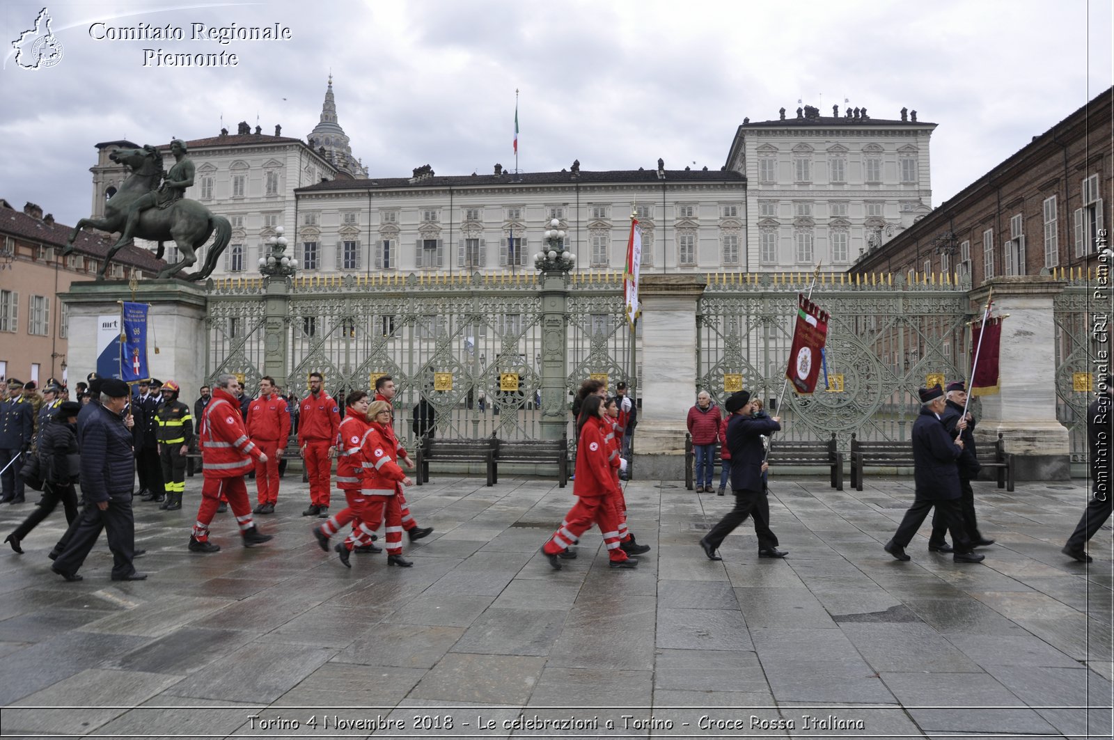 Torino 4 Novembre 2018 - Le celebrazioni a Torino - Croce Rossa Italiana- Comitato Regionale del Piemonte