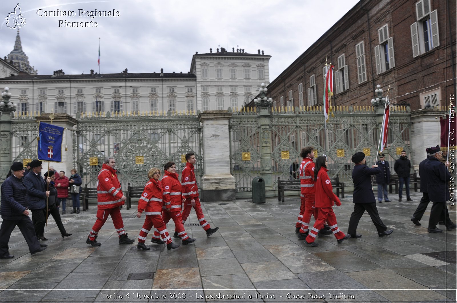 Torino 4 Novembre 2018 - Le celebrazioni a Torino - Croce Rossa Italiana- Comitato Regionale del Piemonte