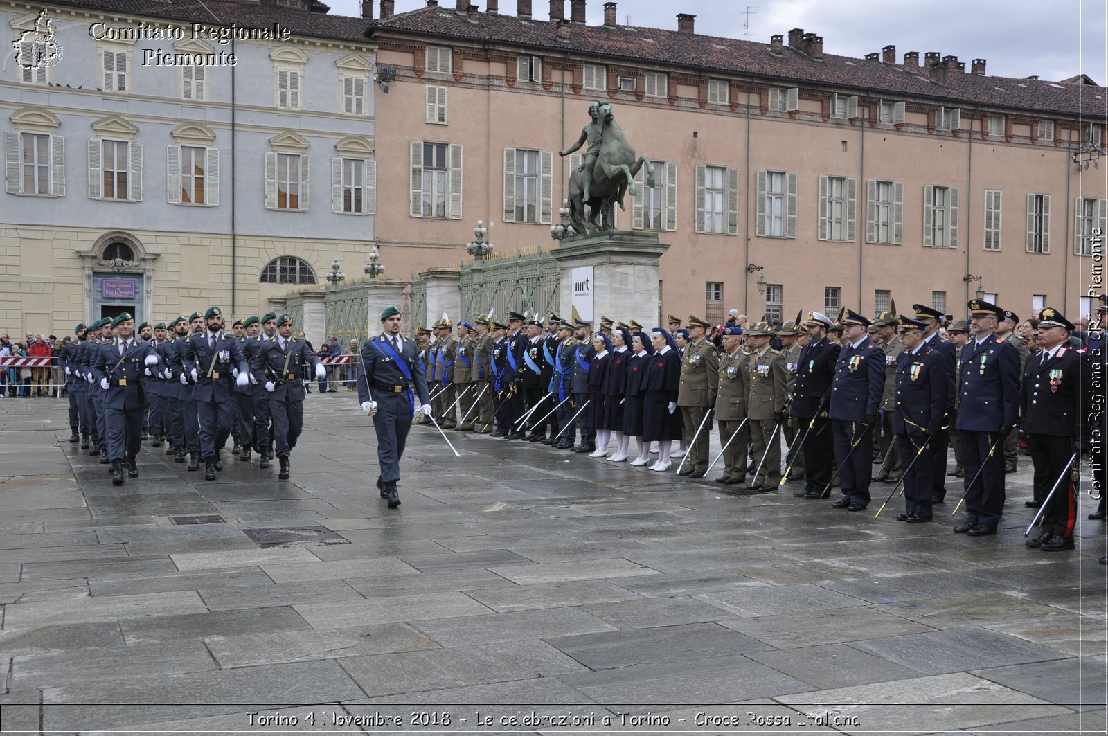 Torino 4 Novembre 2018 - Le celebrazioni a Torino - Croce Rossa Italiana- Comitato Regionale del Piemonte