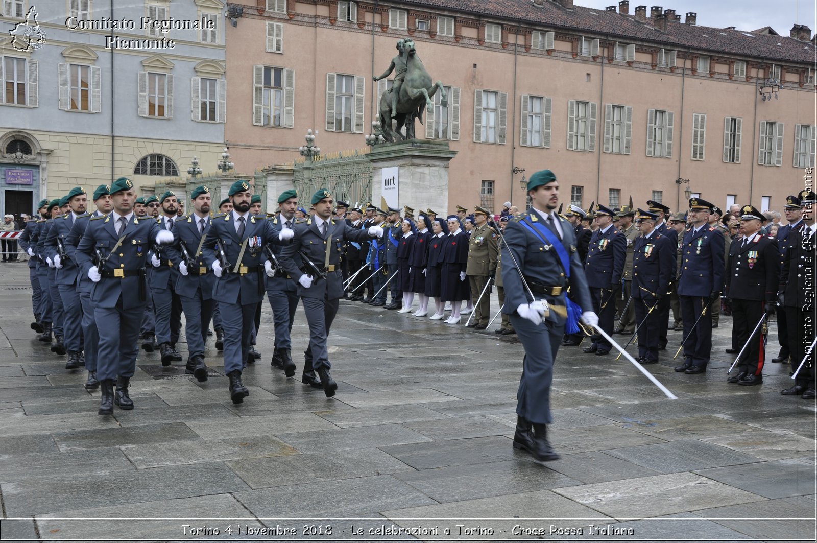 Torino 4 Novembre 2018 - Le celebrazioni a Torino - Croce Rossa Italiana- Comitato Regionale del Piemonte