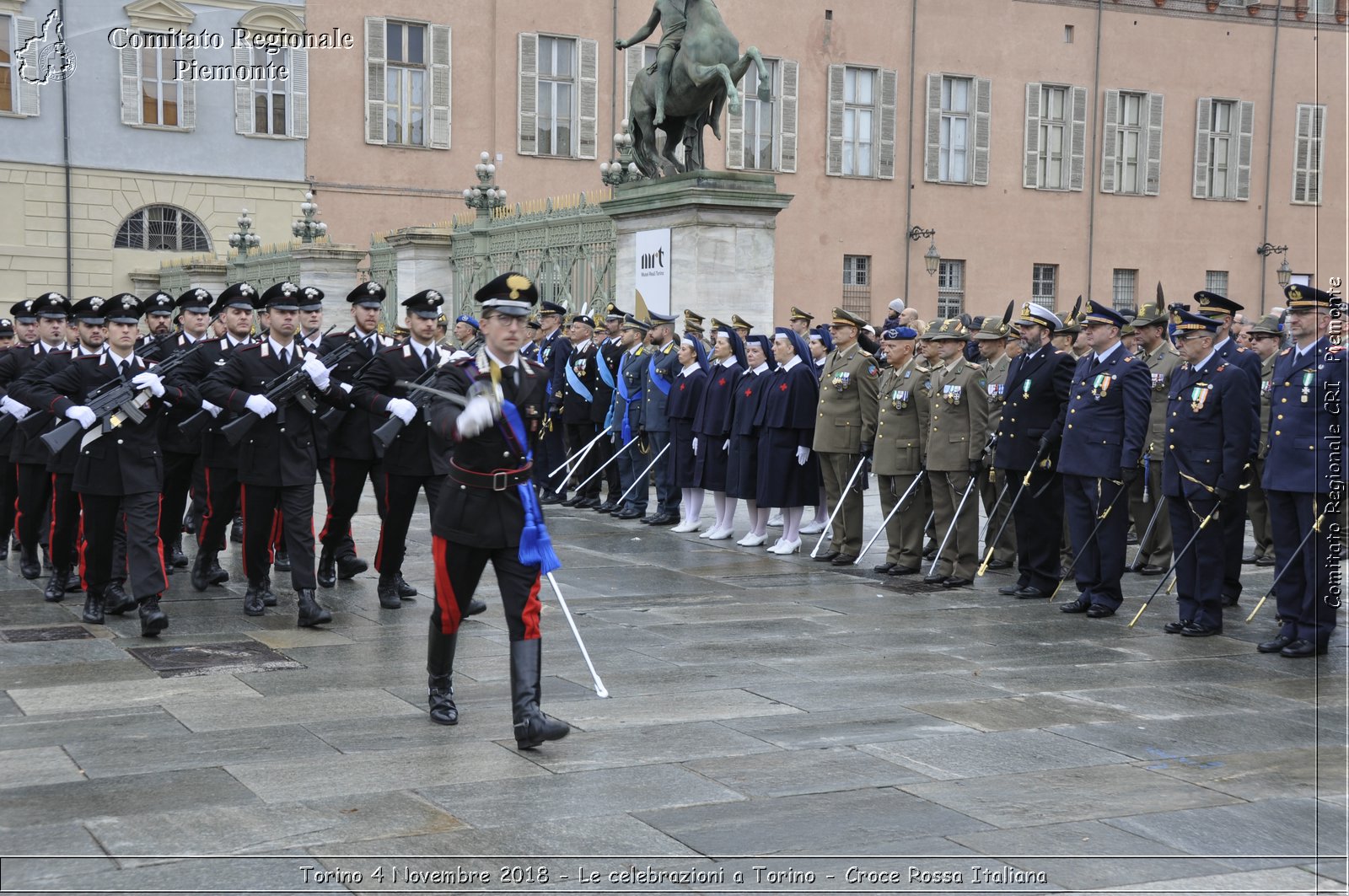 Torino 4 Novembre 2018 - Le celebrazioni a Torino - Croce Rossa Italiana- Comitato Regionale del Piemonte