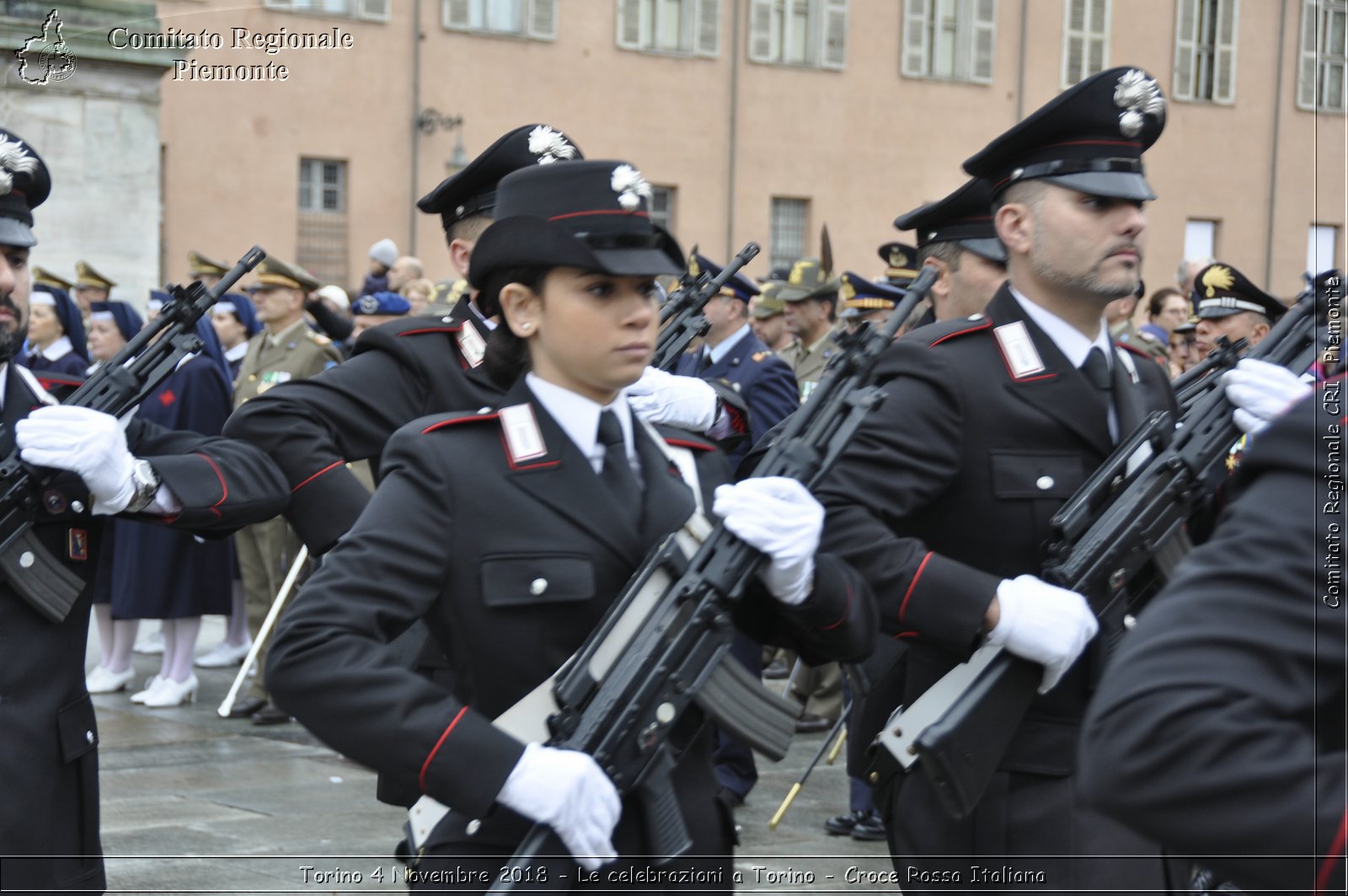 Torino 4 Novembre 2018 - Le celebrazioni a Torino - Croce Rossa Italiana- Comitato Regionale del Piemonte