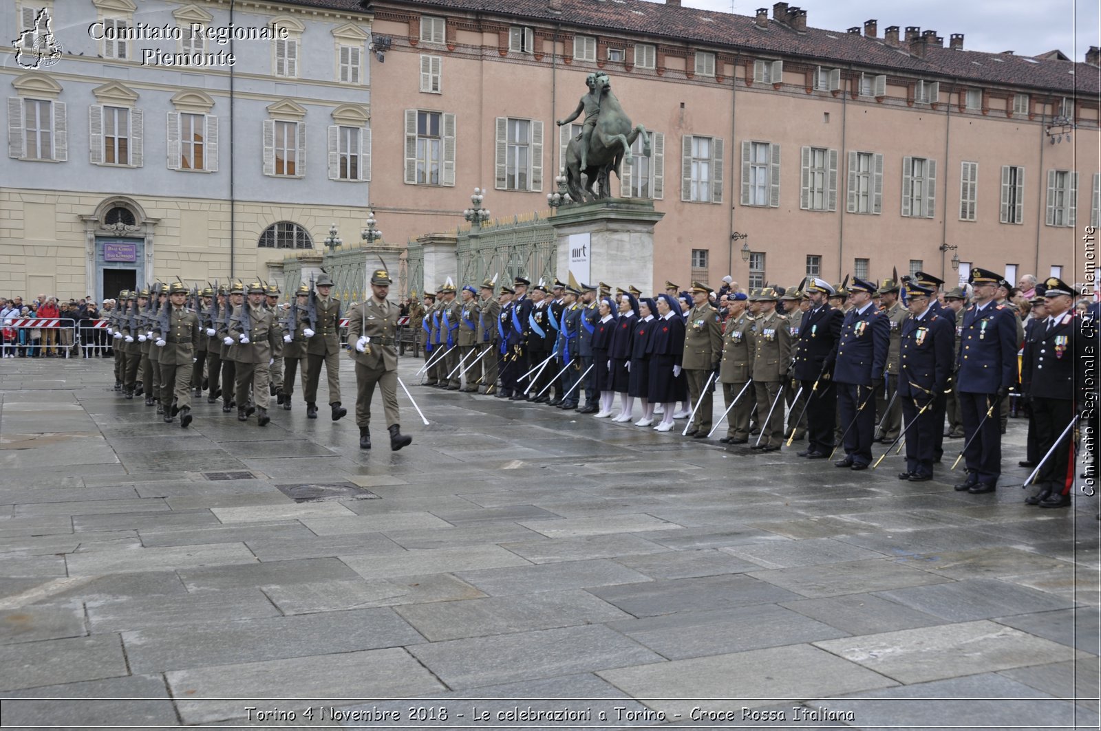 Torino 4 Novembre 2018 - Le celebrazioni a Torino - Croce Rossa Italiana- Comitato Regionale del Piemonte