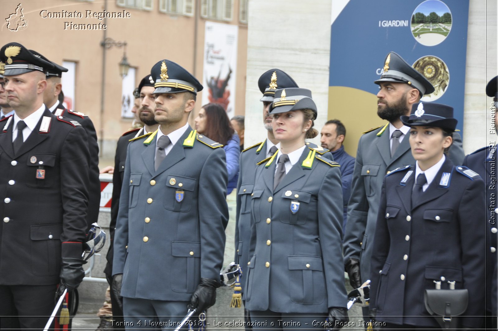 Torino 4 Novembre 2018 - Le celebrazioni a Torino - Croce Rossa Italiana- Comitato Regionale del Piemonte