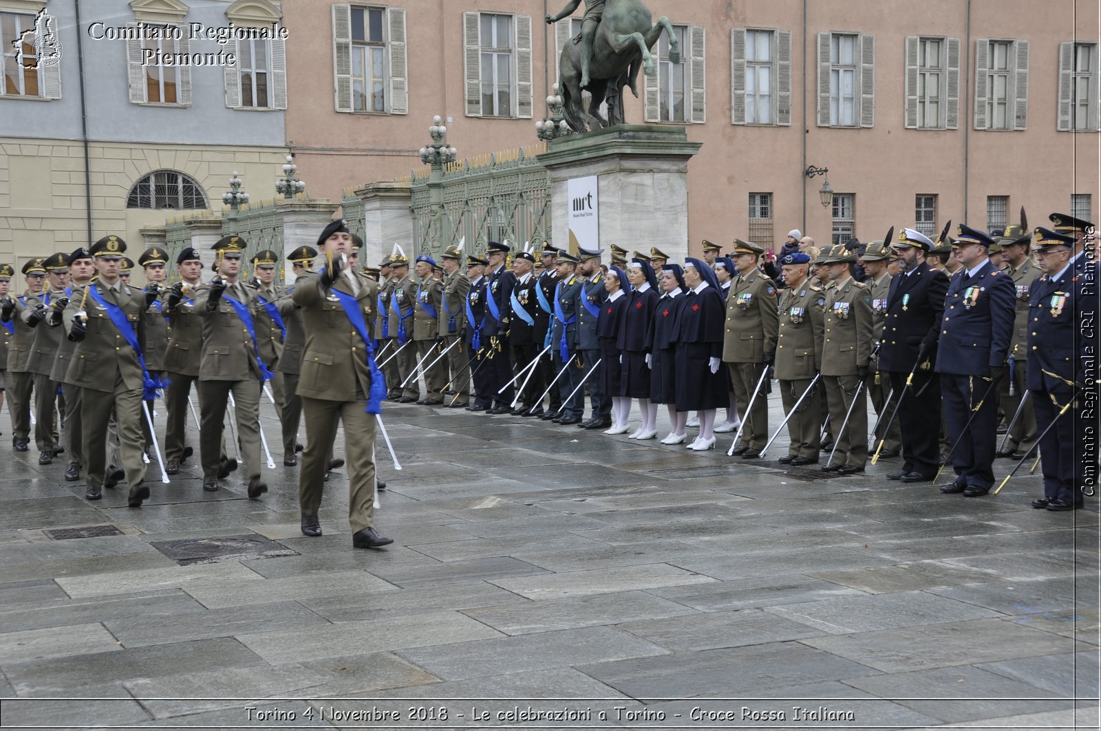 Torino 4 Novembre 2018 - Le celebrazioni a Torino - Croce Rossa Italiana- Comitato Regionale del Piemonte