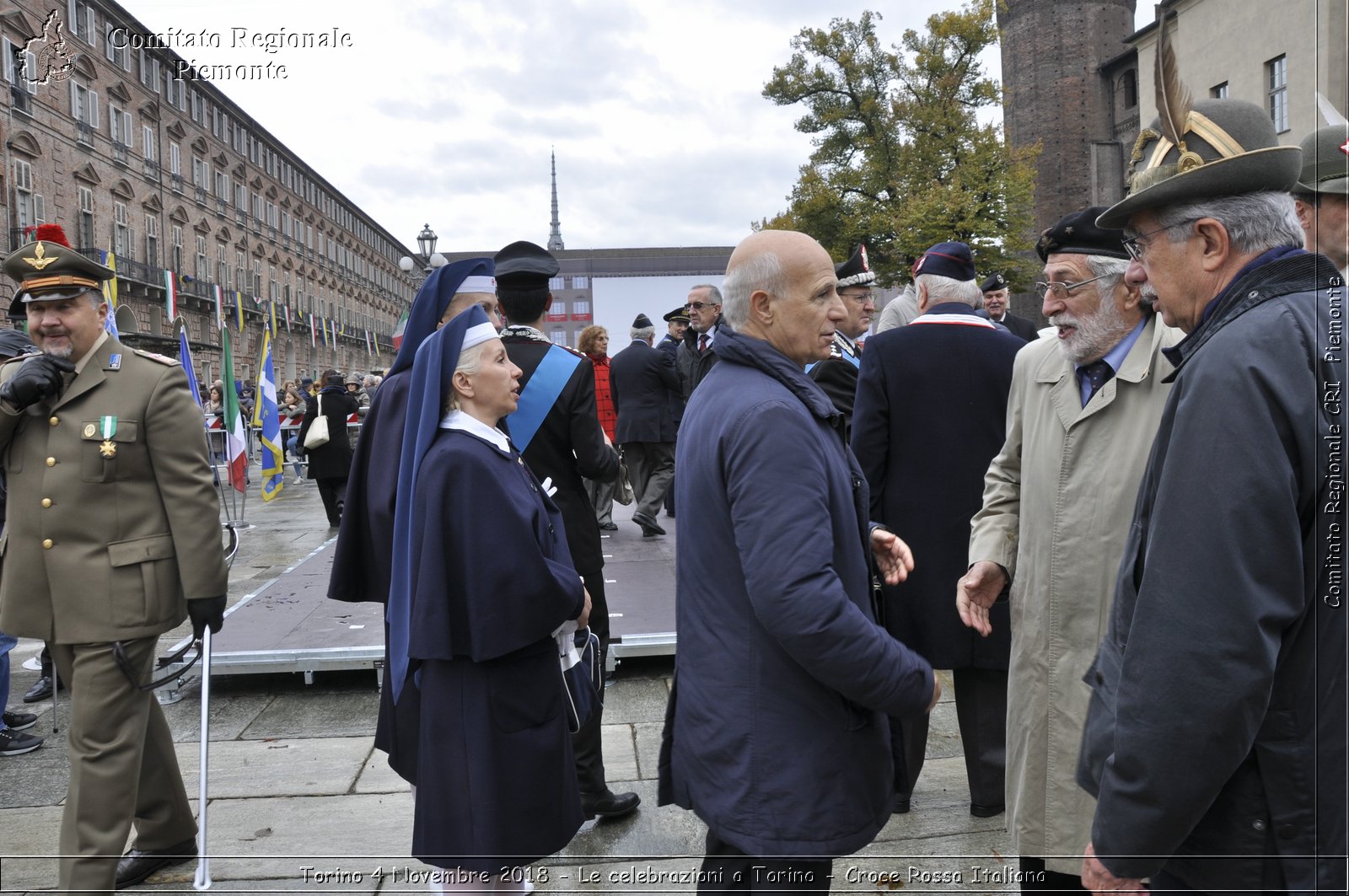 Torino 4 Novembre 2018 - Le celebrazioni a Torino - Croce Rossa Italiana- Comitato Regionale del Piemonte