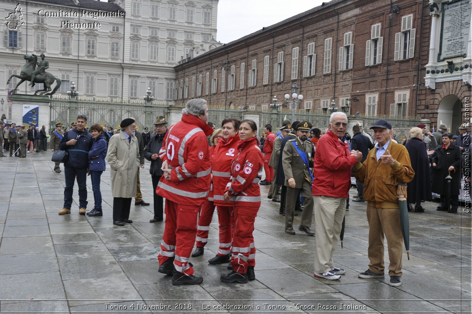 Torino 4 Novembre 2018 - Le celebrazioni a Torino - Croce Rossa Italiana- Comitato Regionale del Piemonte