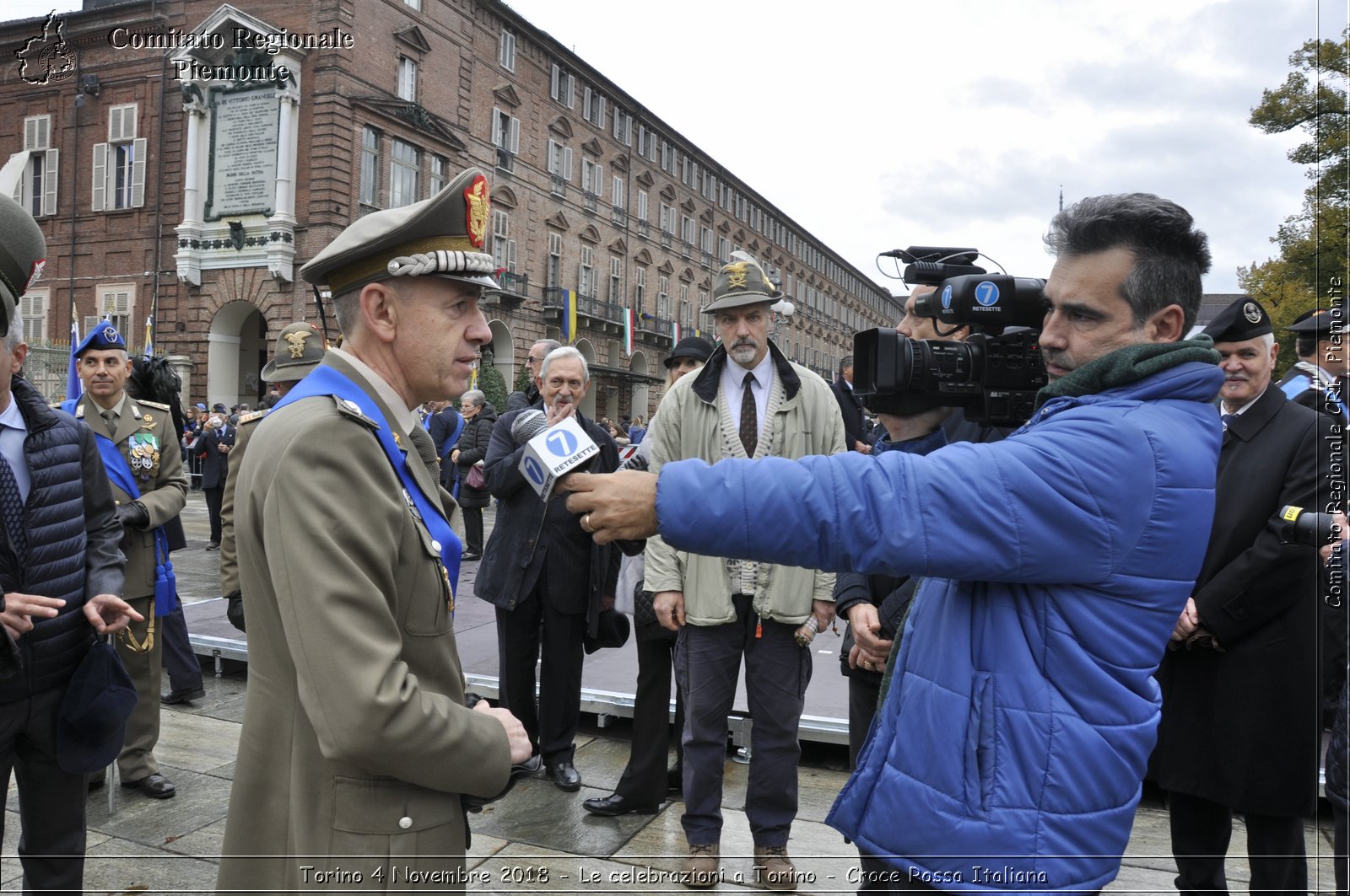 Torino 4 Novembre 2018 - Le celebrazioni a Torino - Croce Rossa Italiana- Comitato Regionale del Piemonte