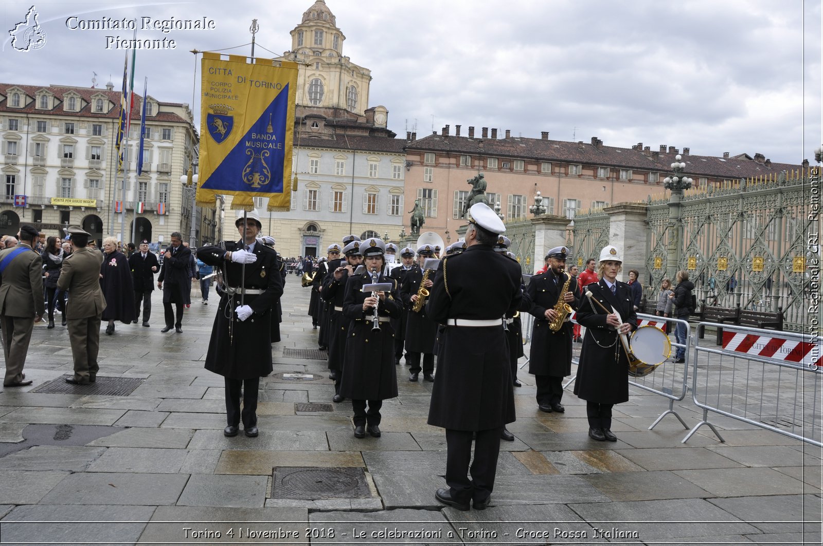 Torino 4 Novembre 2018 - Le celebrazioni a Torino - Croce Rossa Italiana- Comitato Regionale del Piemonte